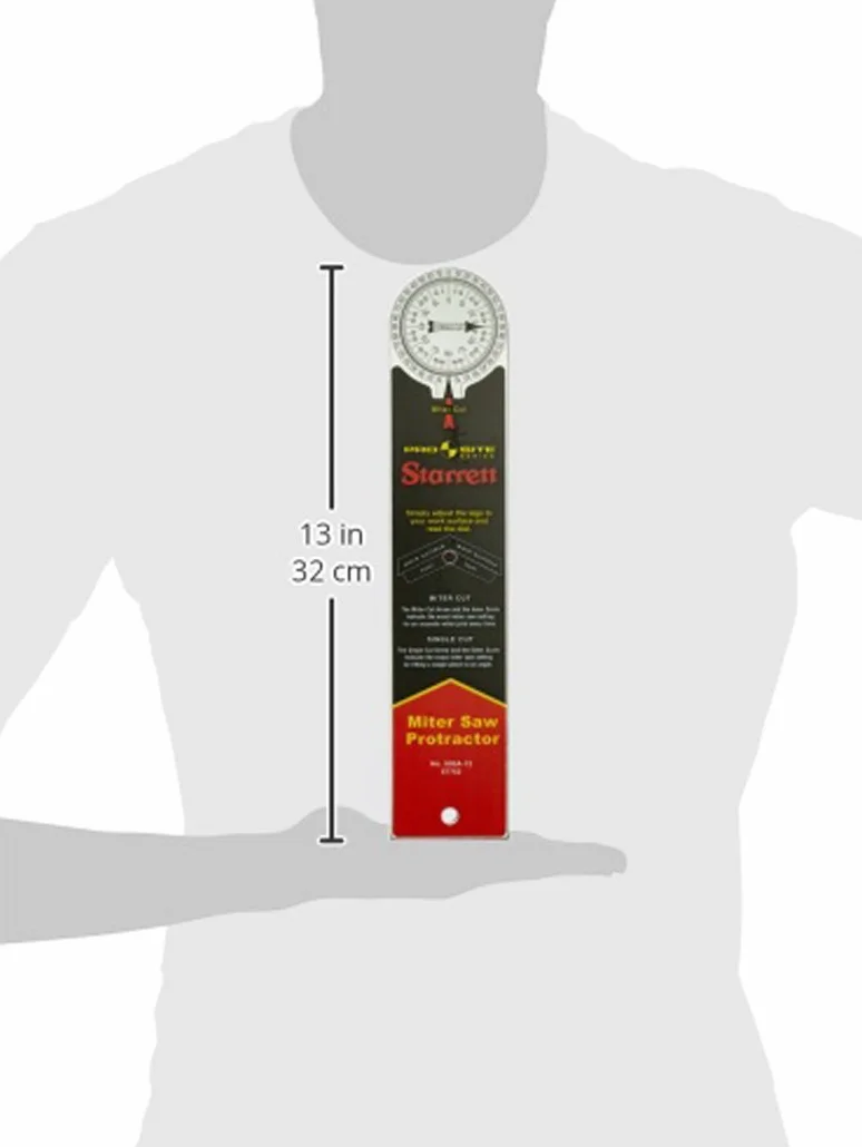 Starrett Kątownik kątowy z aluminium, 300 mm, 505A-12