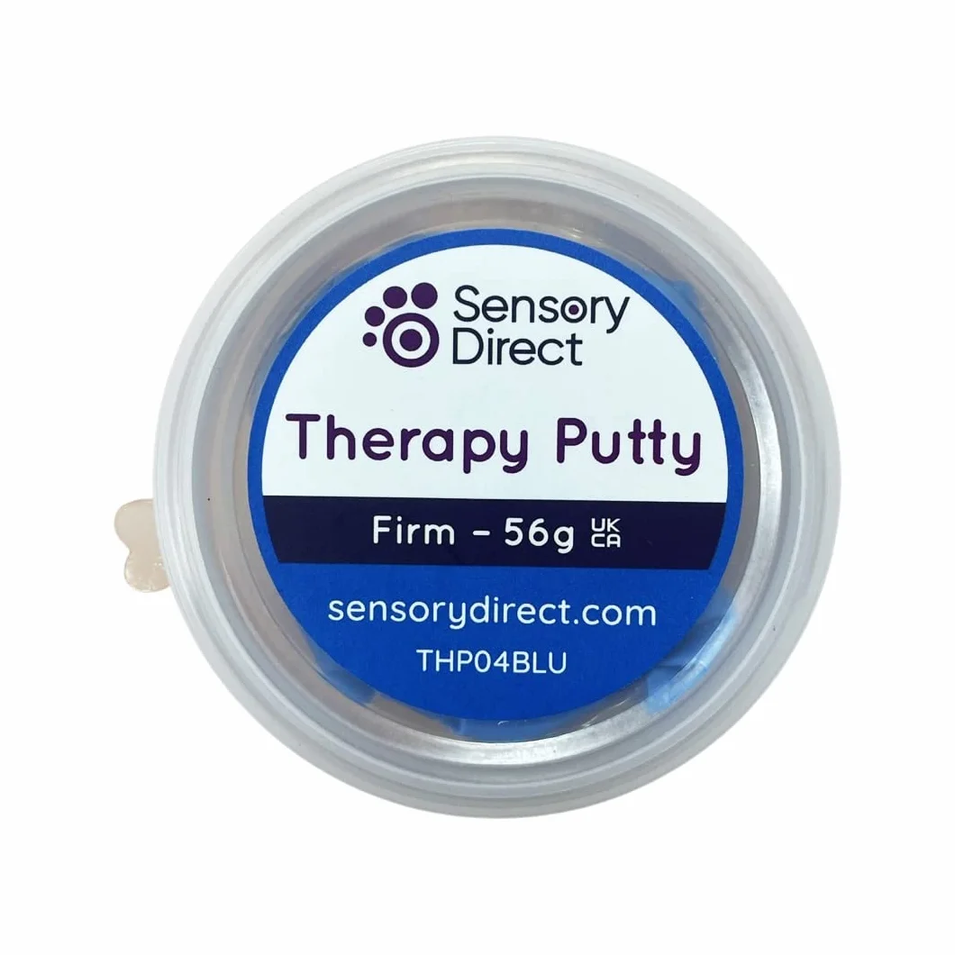 Putty terapeutyczne dla wzmocnienia dłoni i umiejętności motorycznych (niebieski jędrny)