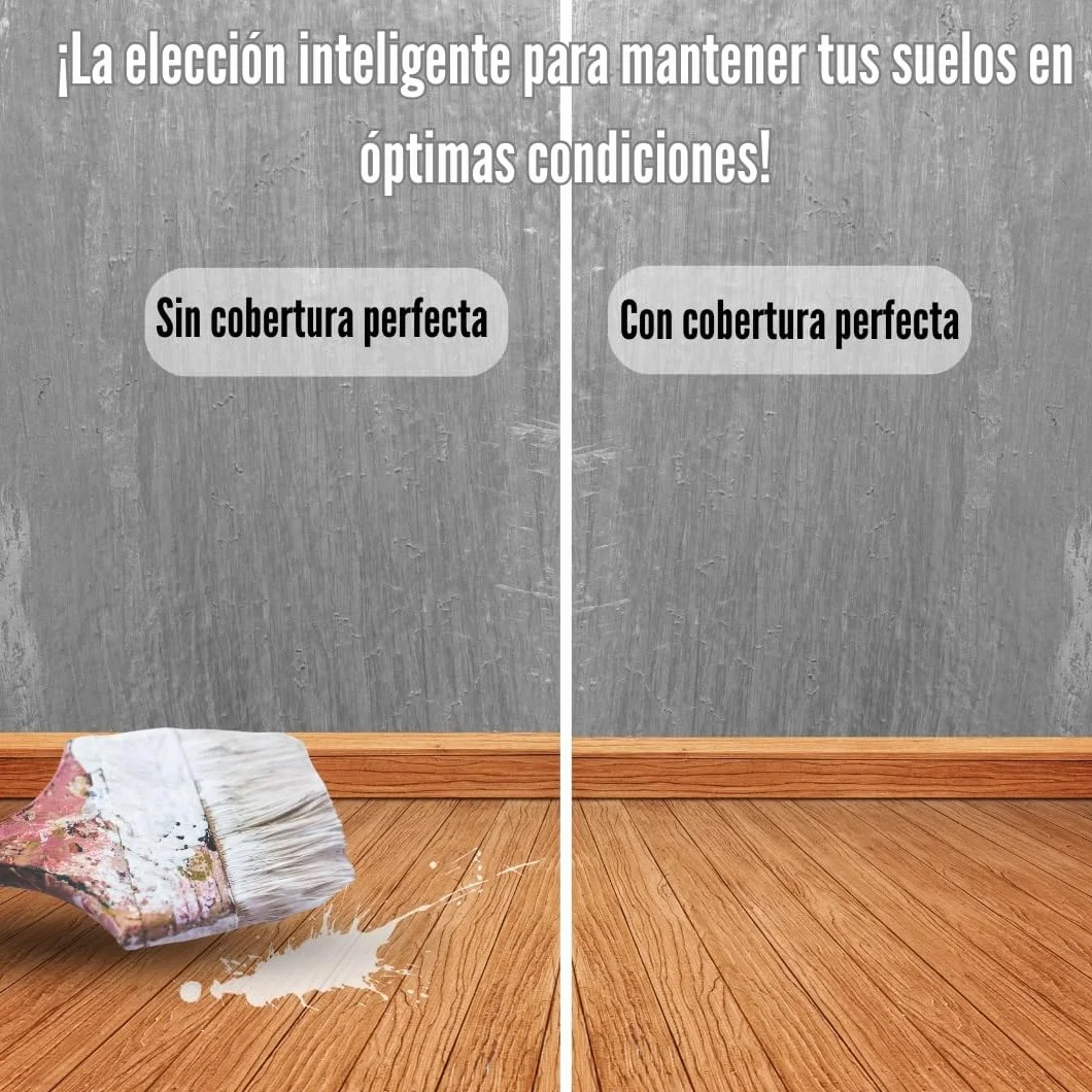Perfect Cover® Eco Samoprzylepny tynk – włóknina malarska – powłoka z powłoką antypoślizgową – ochrona schodów – ochrona podłogi podczas prac DIY, na plac budowy i renowacji (0,65 x 25 m)