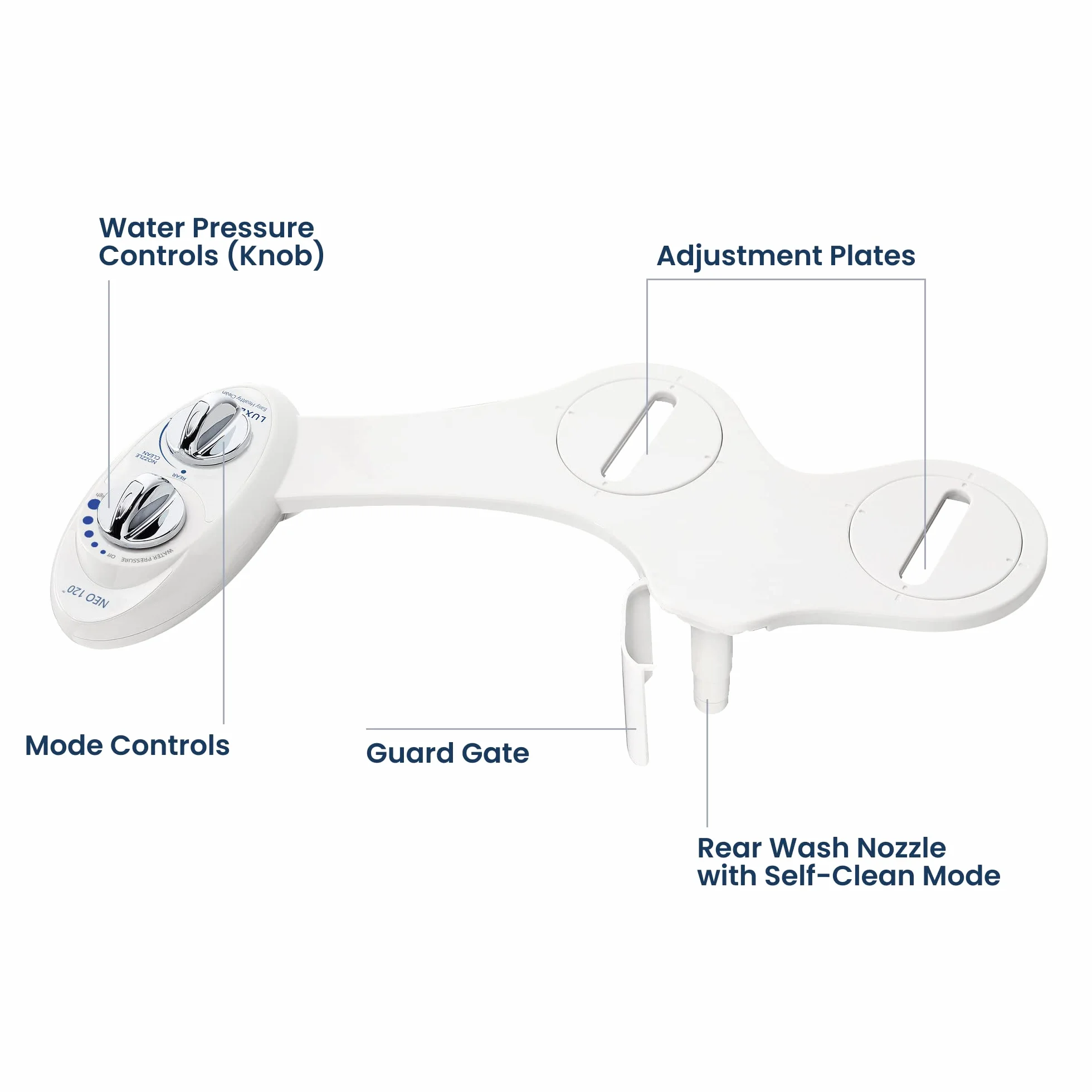 Luxe Bidet Neo 120 biały bidet Neo120sww bidet, 43 x 25 x 7,6 cm