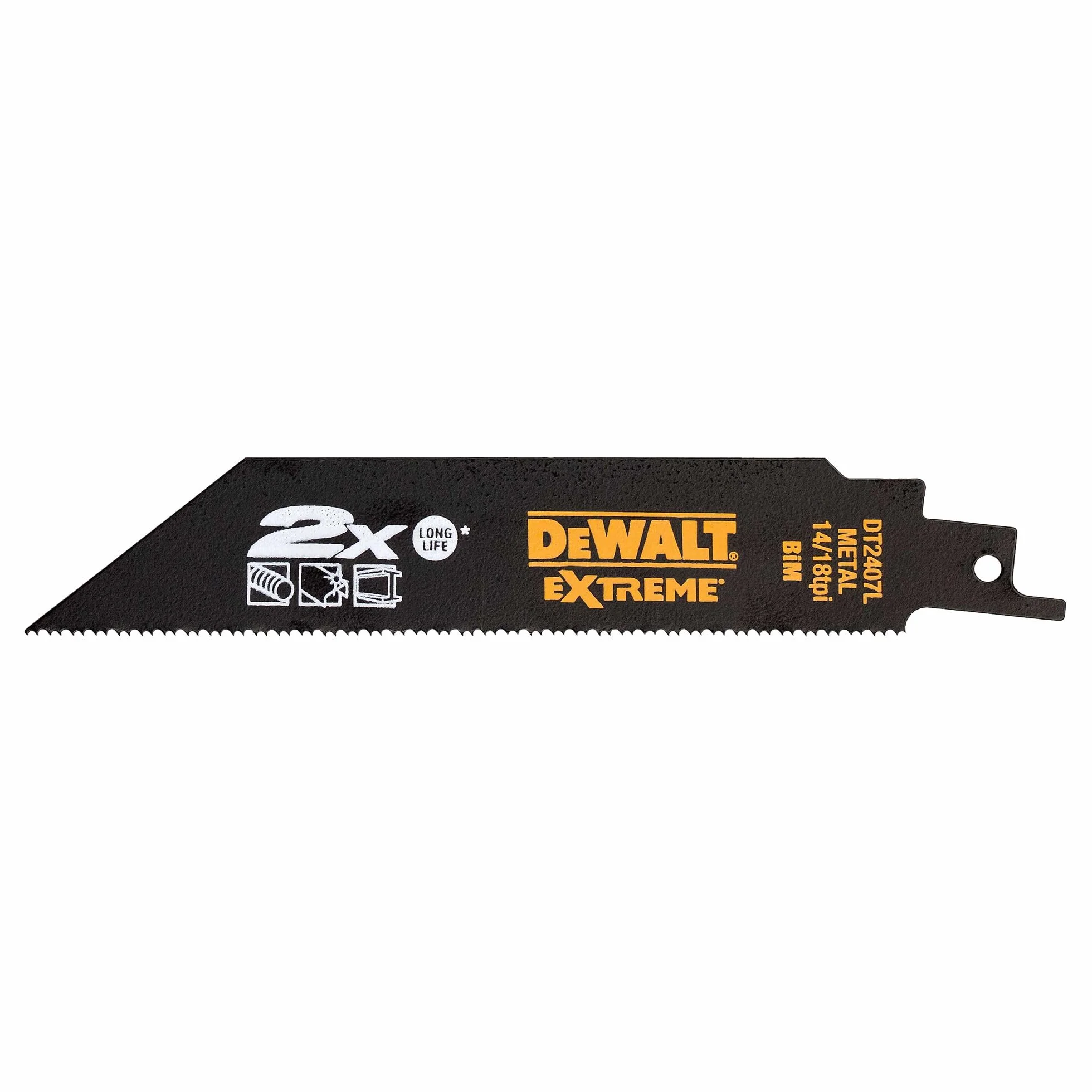 DEWALT Piła sable Juego 12 hojas 2x