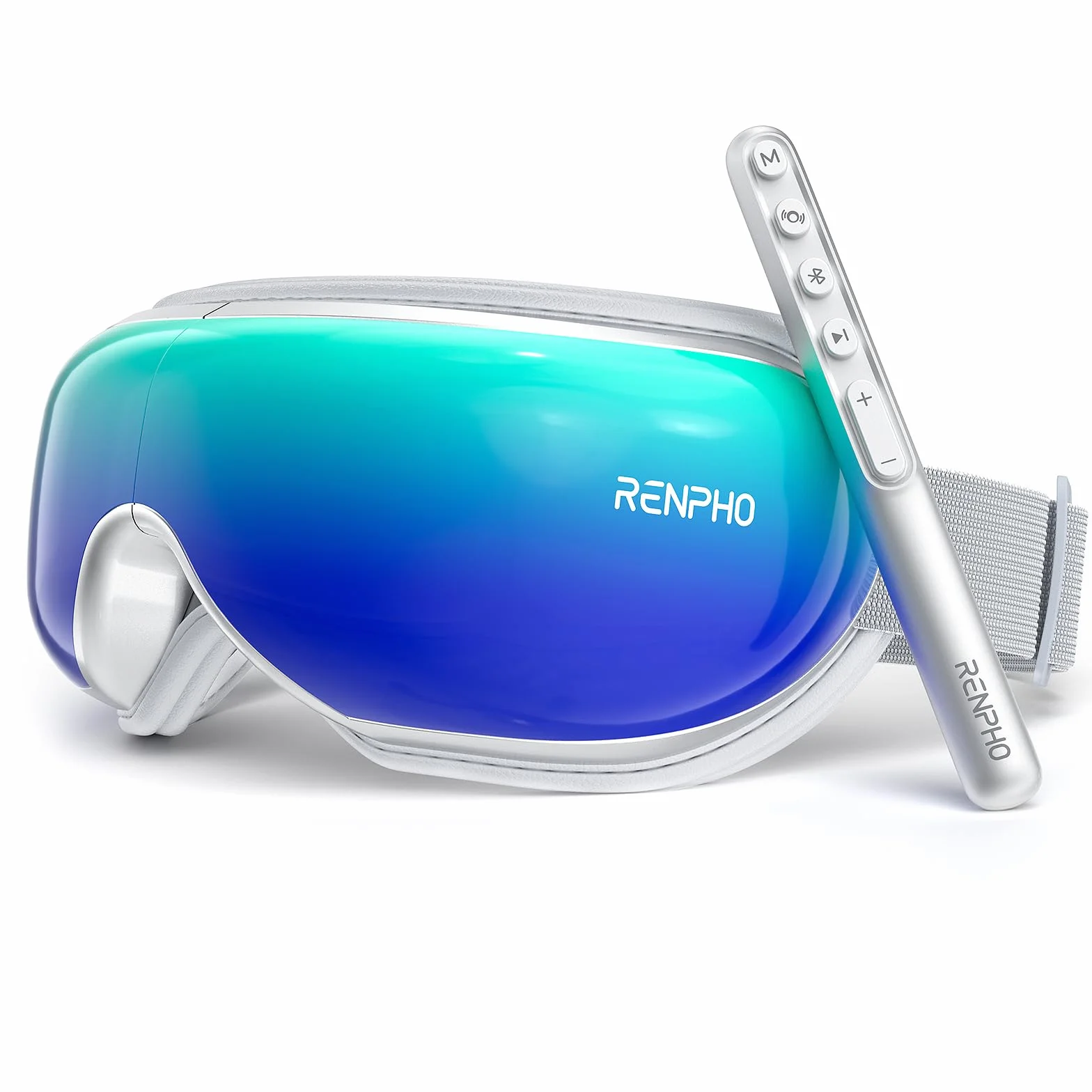 RENPHO Eyeris 1 masażer oczu z pilotem zdalnego sterowania ciepłem kompresja Bluetooth ładowalny