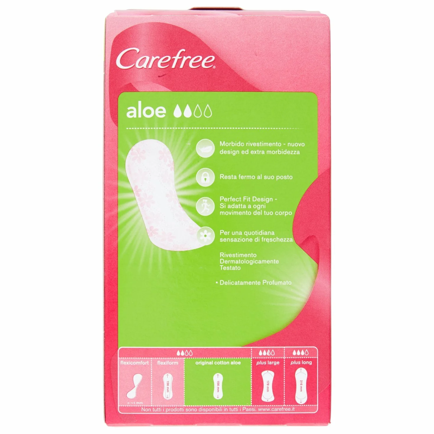 Carefree Aloe Vera normal cotton feel - 30 Pieces