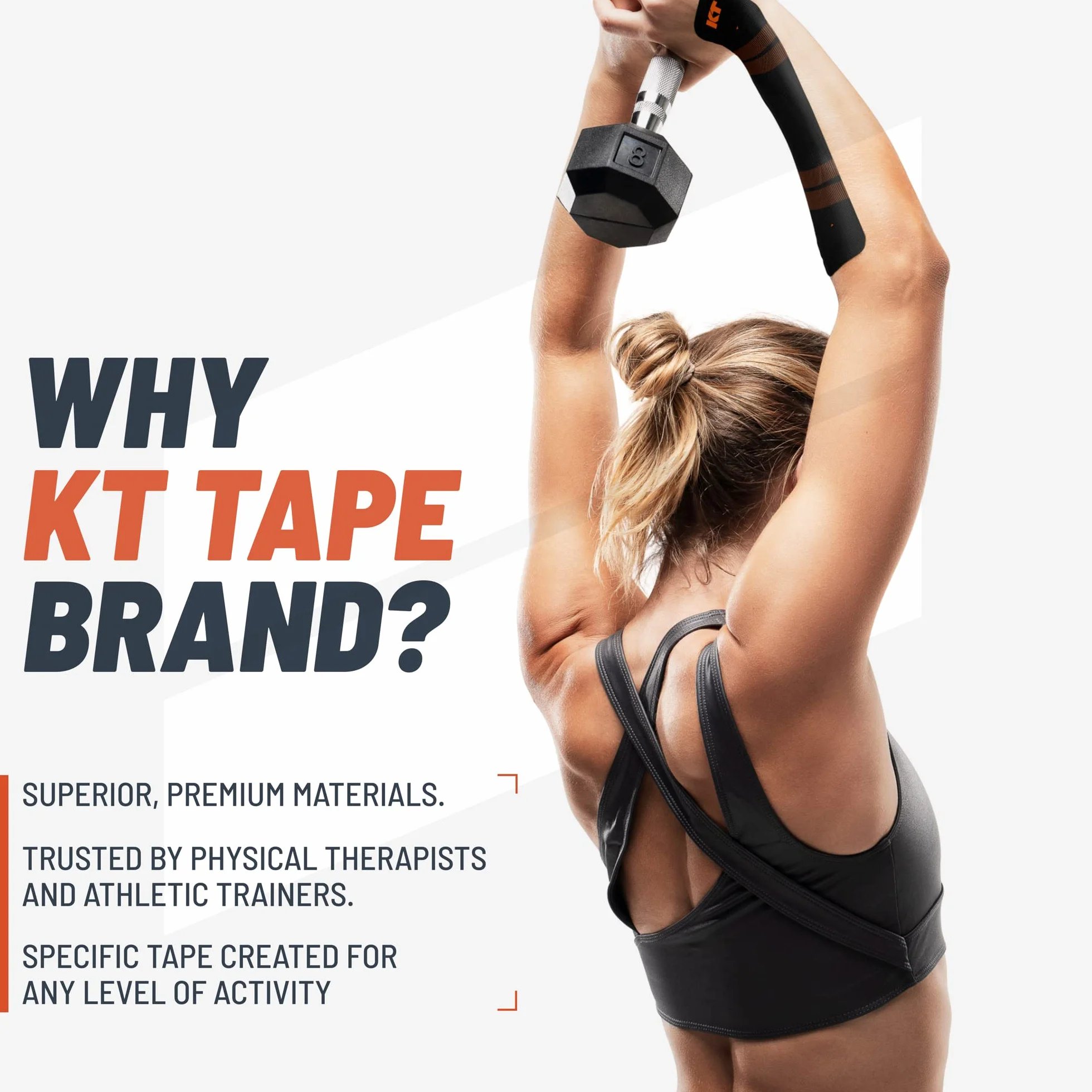 KT Tape Pro taśma kinezjologiczna Sonic Blue 20 pasków 25,4 cm