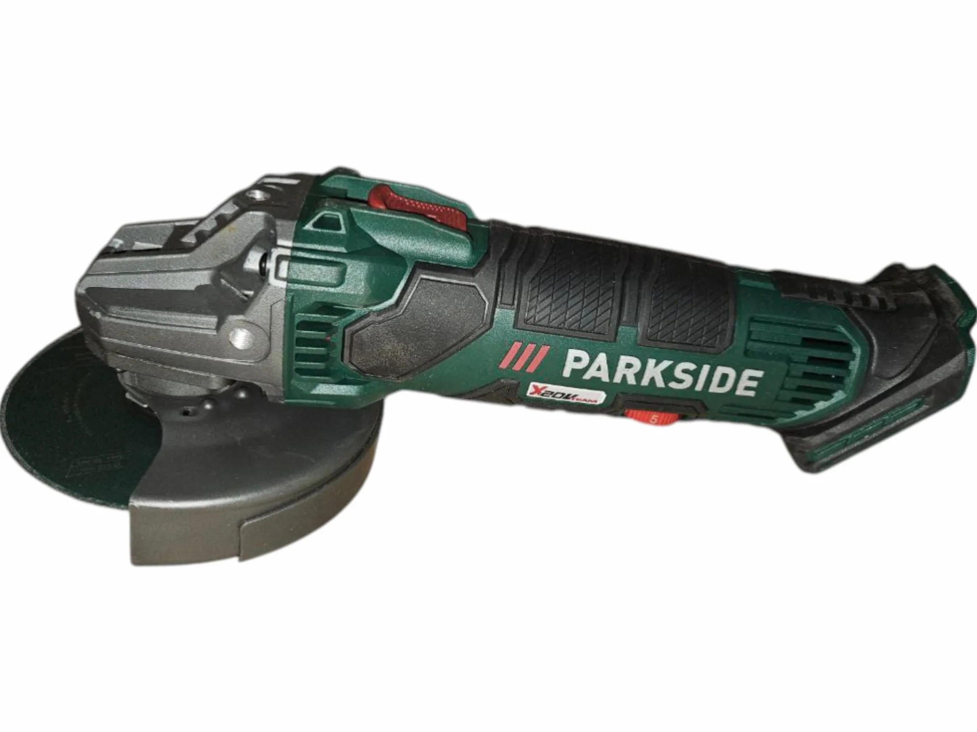 HKM Akkutechnik Parkside PWSA 20 Li akumulatorowa szlifierka kątowa 125 mm x V Team Volt bez ładowarki