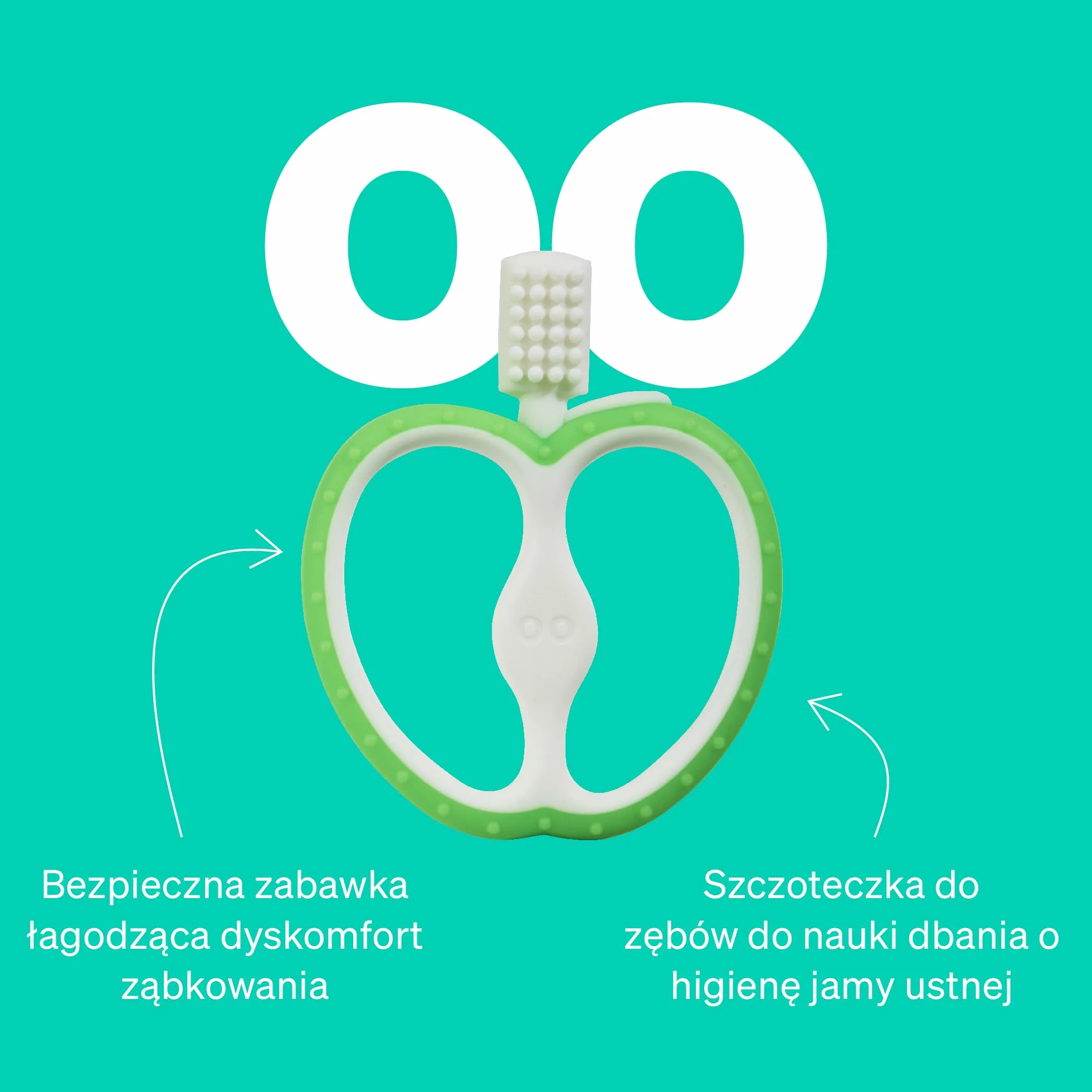 LoveNoobs Training Baby Toothbrush Silicone - 360° Infant Toothbrush, Teethers for Babies, Teething Toys