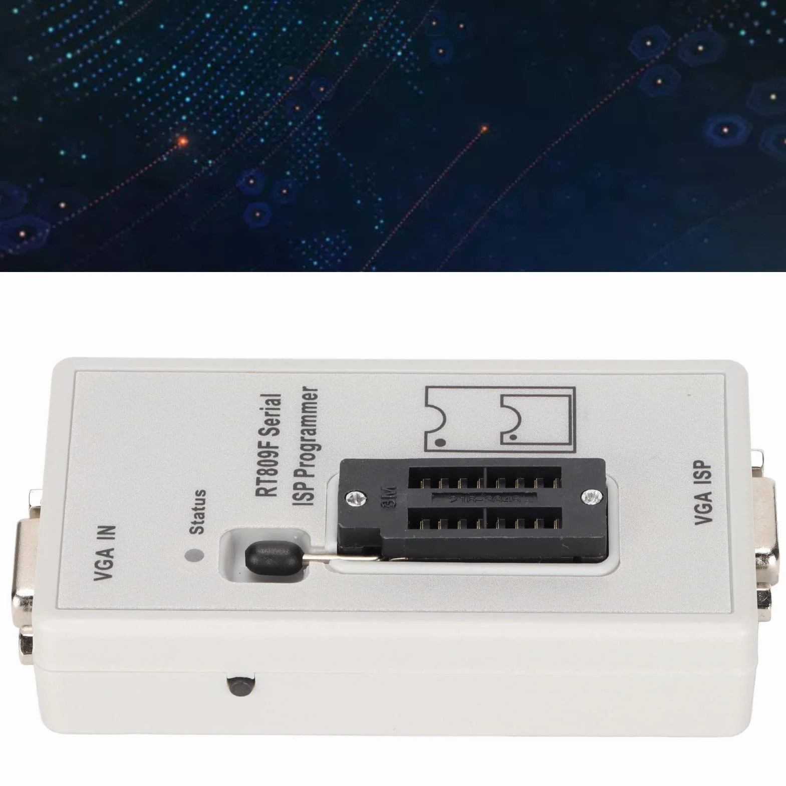 Generic Programator Wyświetlania Telewizora PC RT809F Automatyczna Identyfikacja USB o Niskim Poborze Mocy Zgodność z USB VGA dla Użytkowników Systemu 1 Opakowanie
