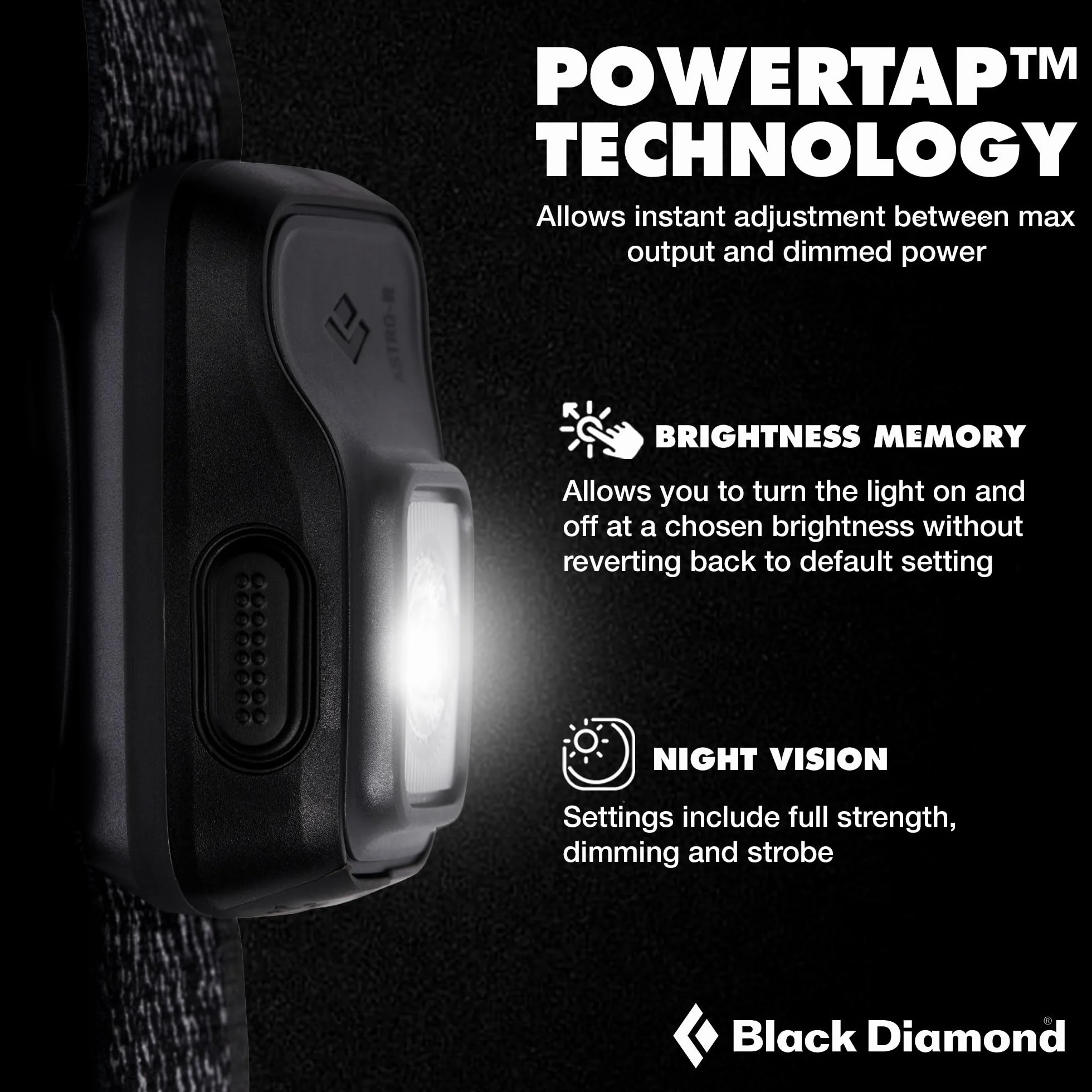 Black Diamond Uniseks Astro 300-R BD620678 Lampa Czołowa, Grafitowy, 4.78 x 10.16 x 7.62 cm