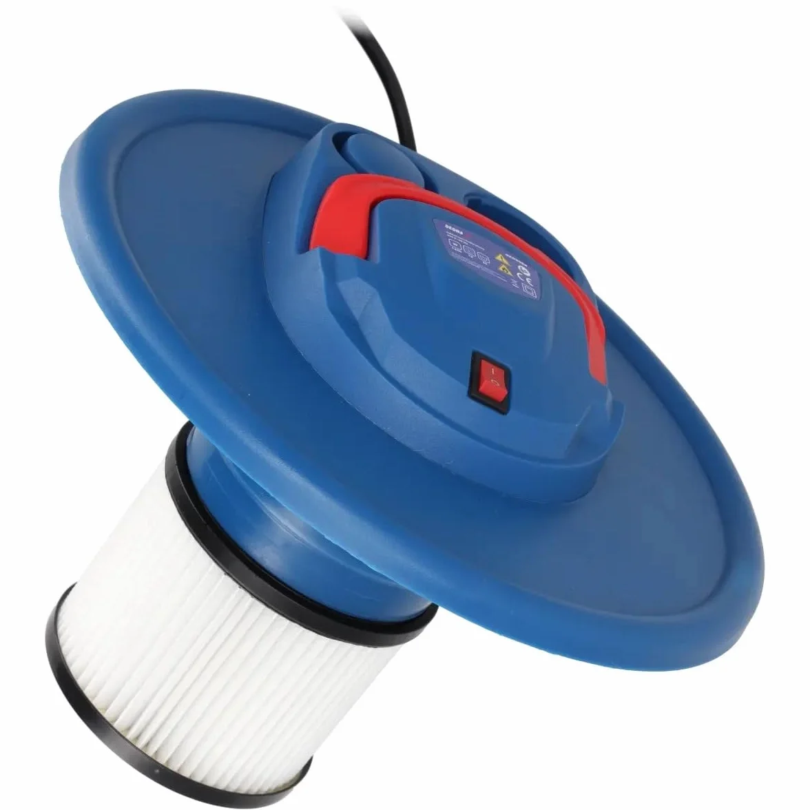 Odkurzacz do gruzu, popiołu, gipsu 1200W 20l, DEDRA DED6594 wszechstronne urządzenie do prac budowlanych, poremontowych czy porządkowych w warsztatach i domach. Zbiornik 20l, moc ssąca 19 [kPa]