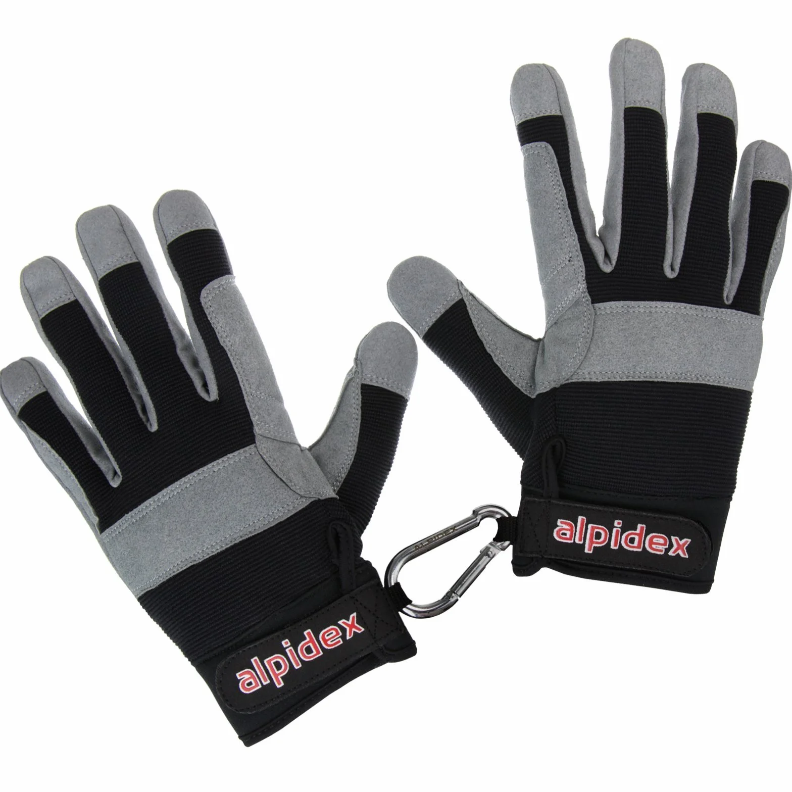 ALPIDEX Rękawiczki do wspinaczki uniseks Fullfinger rękawiczki do wspinaczki Full Finger Gloves Via Ferrata wszystkie palce zamknięte