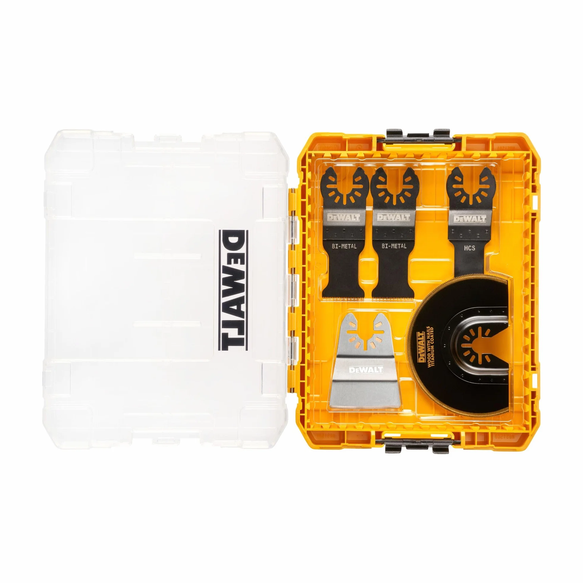 DEWALT Piła 5 hojas de sierra para multi-herramienta DT20701-QZ, DT20704-QZ, DT20714-QZ, DT20711-QZ, para multi-herramienta oscillante