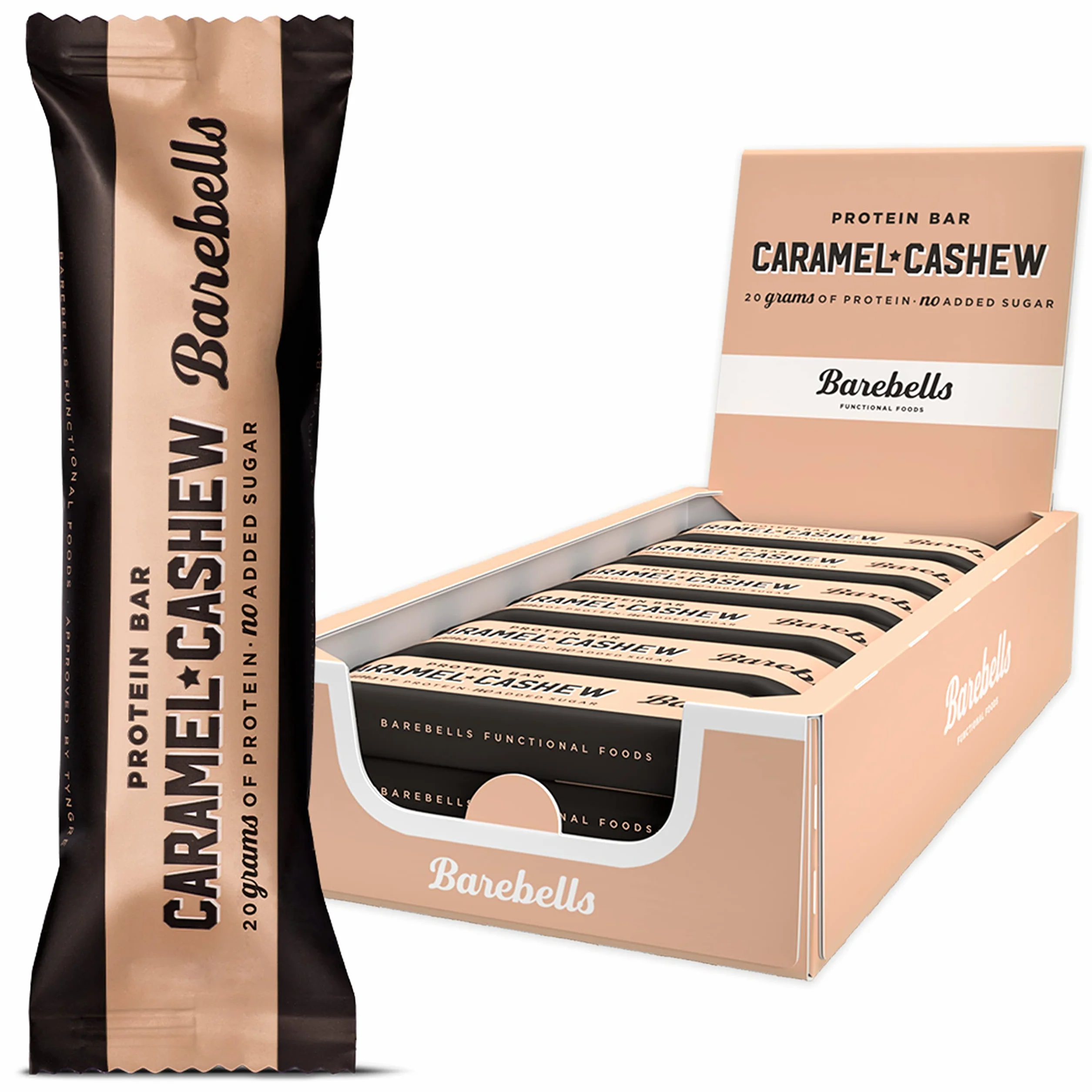Barebells Protein Bar Caramel Cashew 12X55g