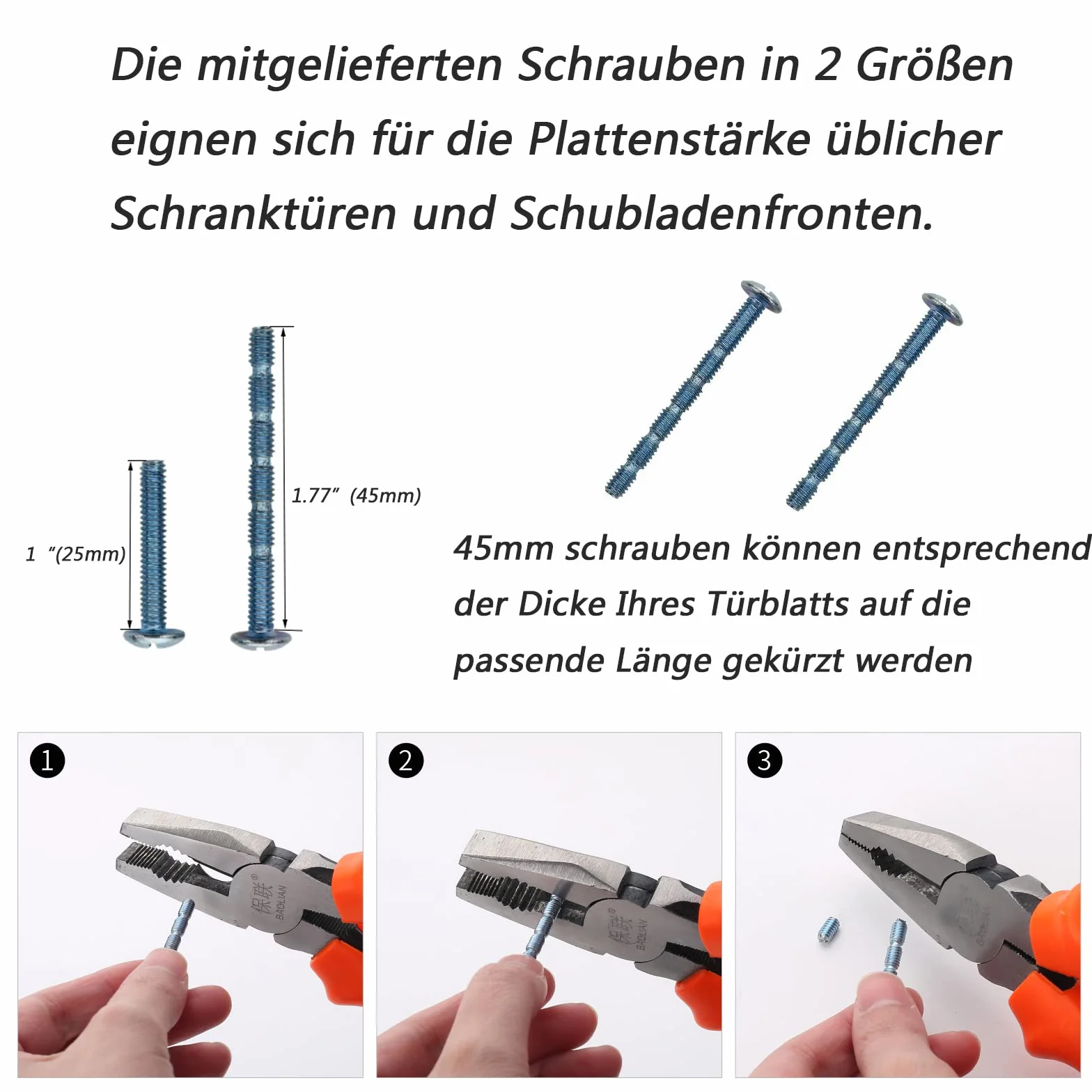 FURNIWARE 10 sztuk uchwytów meblowych, 160 mm, odstęp między otworami, uchwyty meblowe, uchwyty do szafy, do szafek kuchennych, do drzwi łazienkowych, szafy na ubrania, matowy czarny