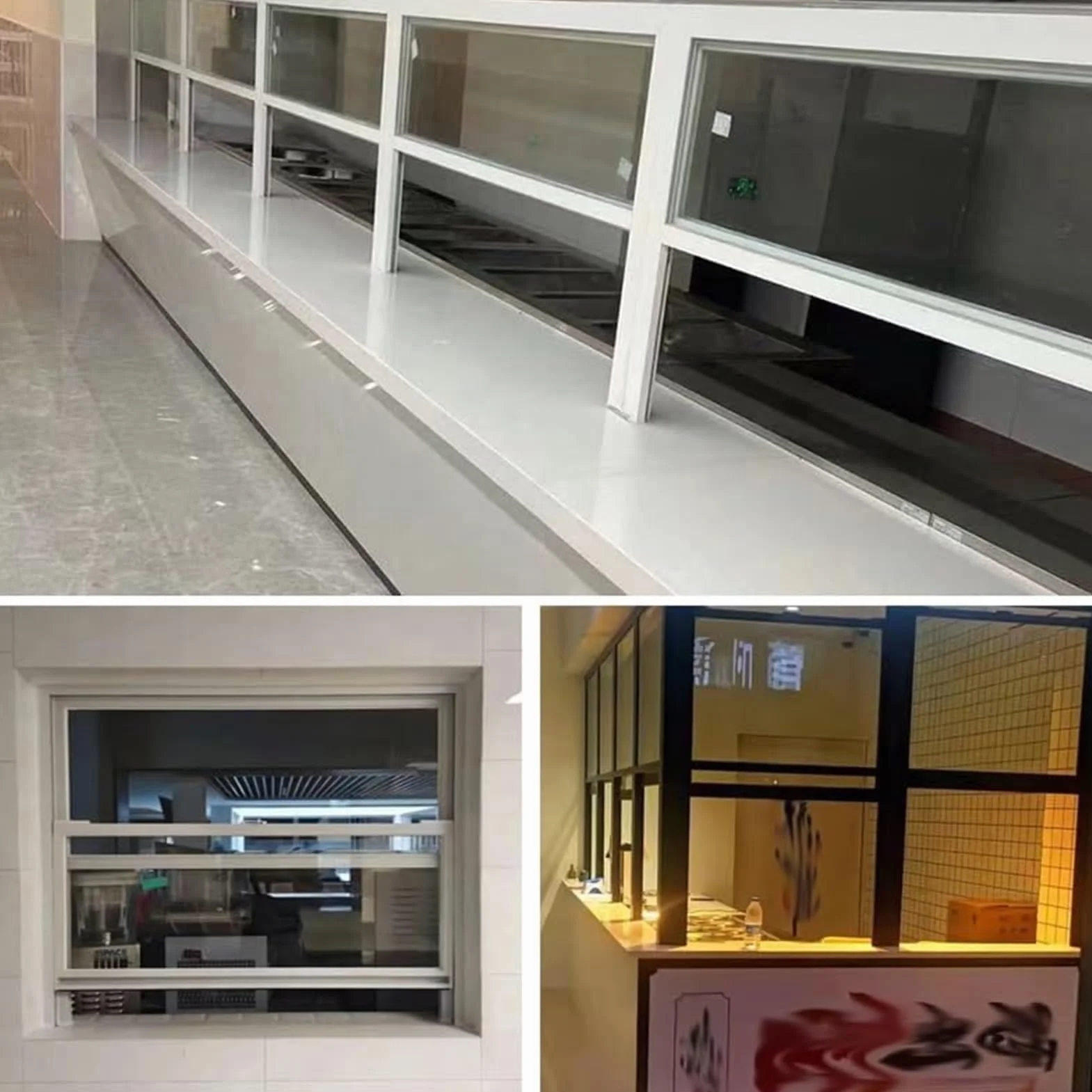 Przesuwne okno pionowe drzwi przesuwne komercyjne aluminiowe montowane na równi z powierzchnią podnoszone okno domowe do szop garaż restauracja łazienka food truck okno serwujące (50X120CM)