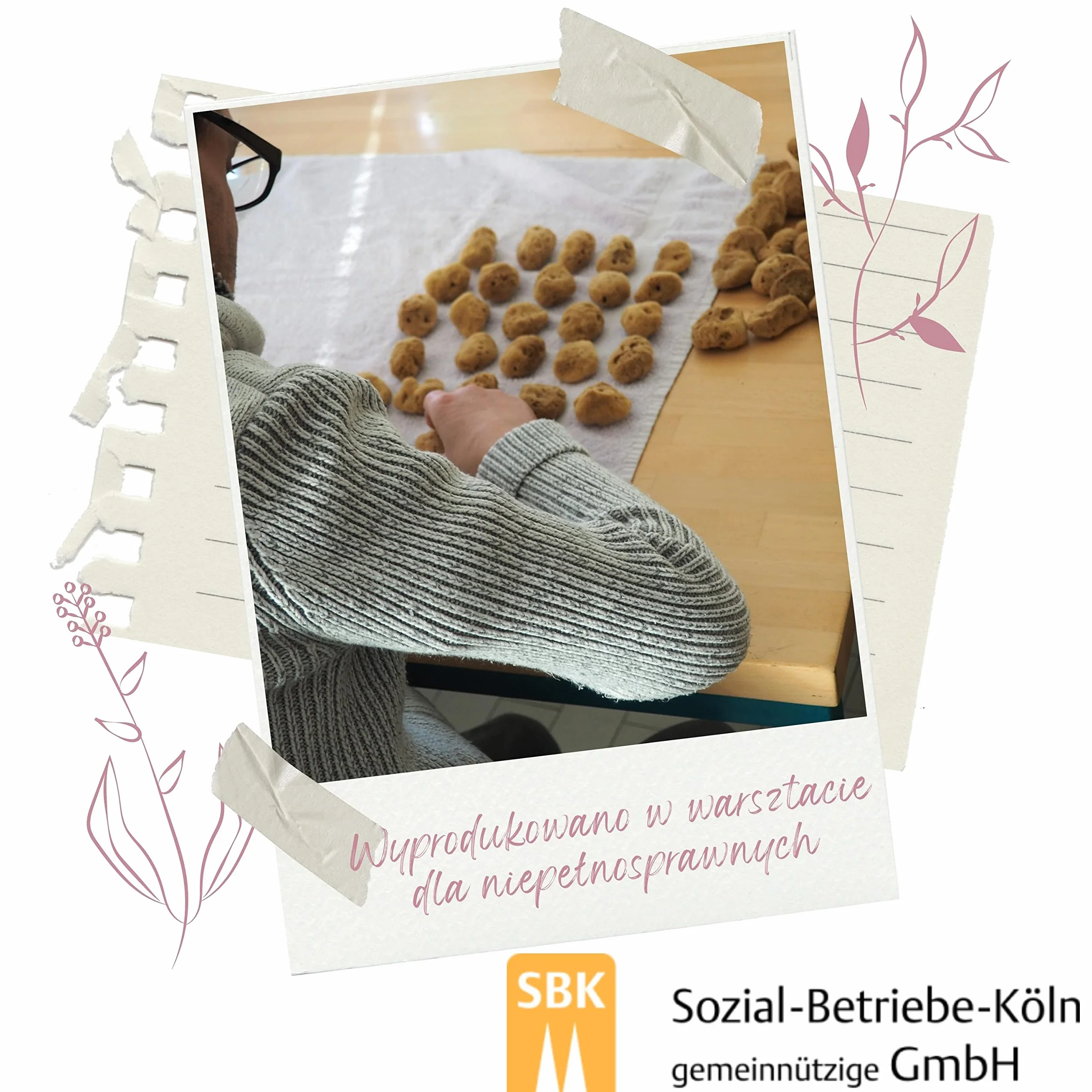 tom&pat® Naturalna gąbka menstruacyjna z nitką • alternatywa dla tamponów • zmywalna • Dermatest doskonały • pojemnik podróżny • jakość premium Grecja (Roz. S, 5 x 3-5 cm)
