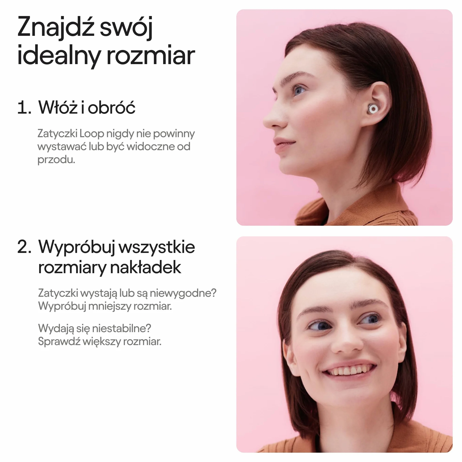 Loop Engage 2 Plus – codzienna ulga od hałasu i wyraźne słyszenie mowy – spotkania towarzyskie, praca, rozmowy, rodzicielstwo i wrażliwość na hałas. Tłumienie 16 dB + zwiększone wyciszenie dzięki Mute