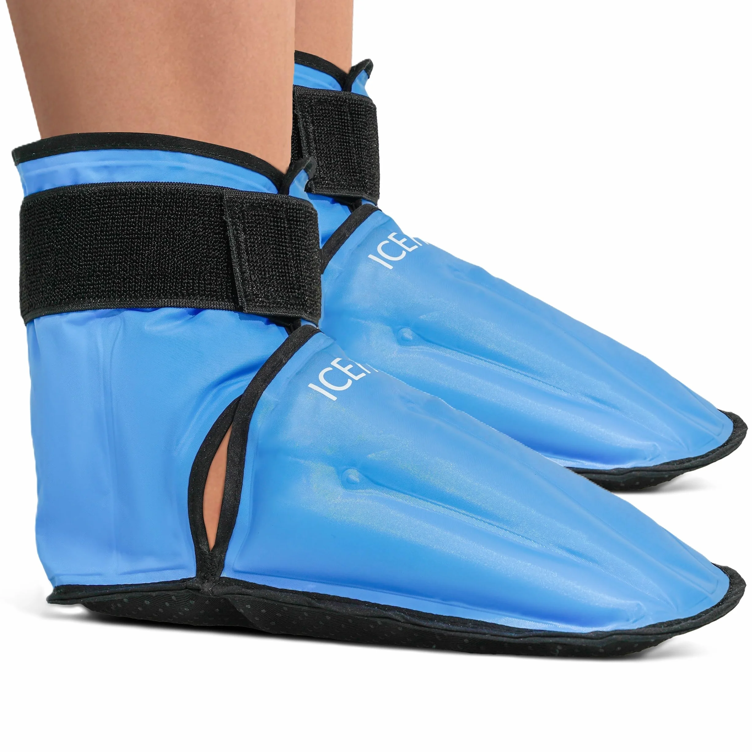 ICEHOF Buty chłodzące z żelem do terapii zimnem stóp 2 sztuki