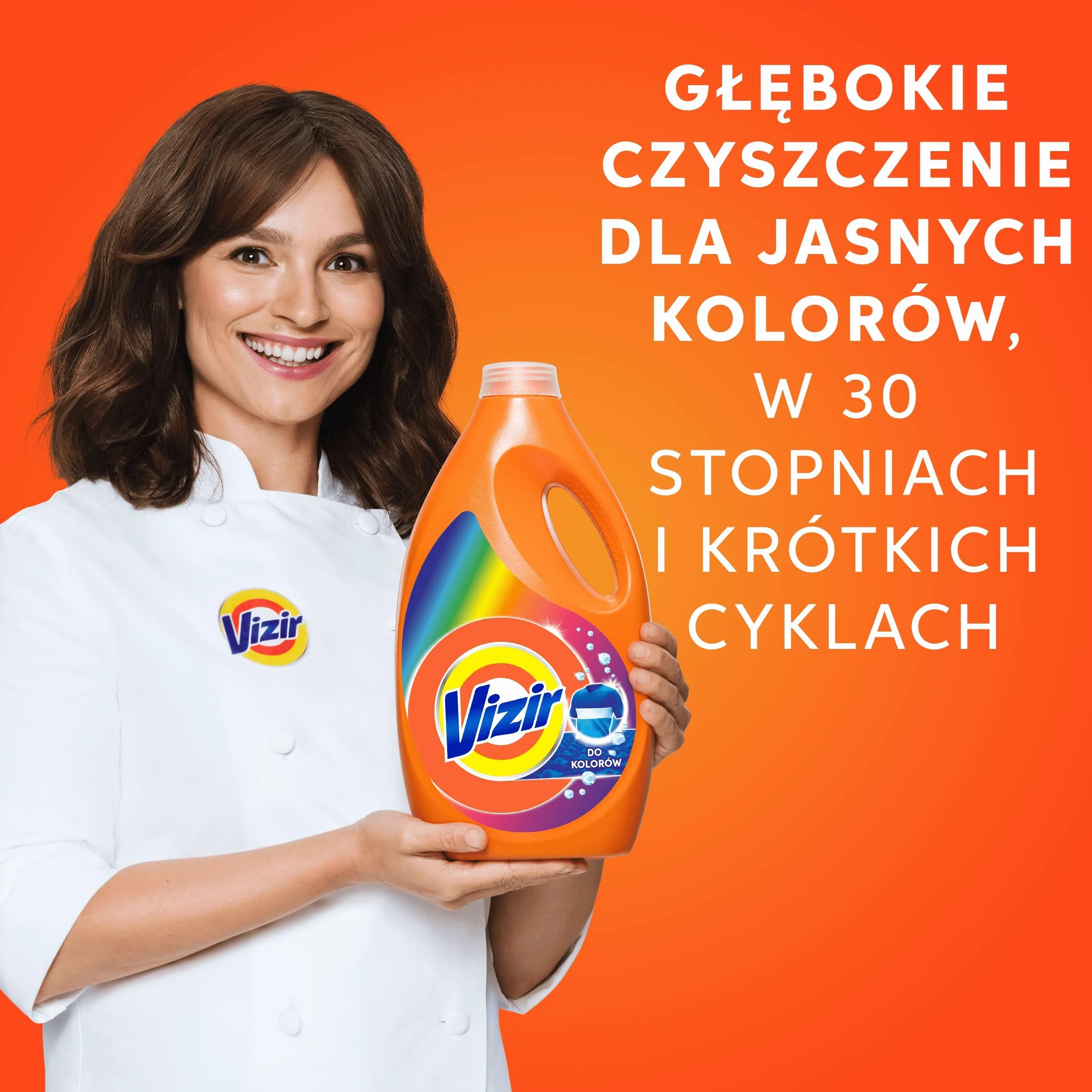Vizir płyn do prania, 80 prań, Color, dokładne pranie tkanin i zachowanie żywych kolorów