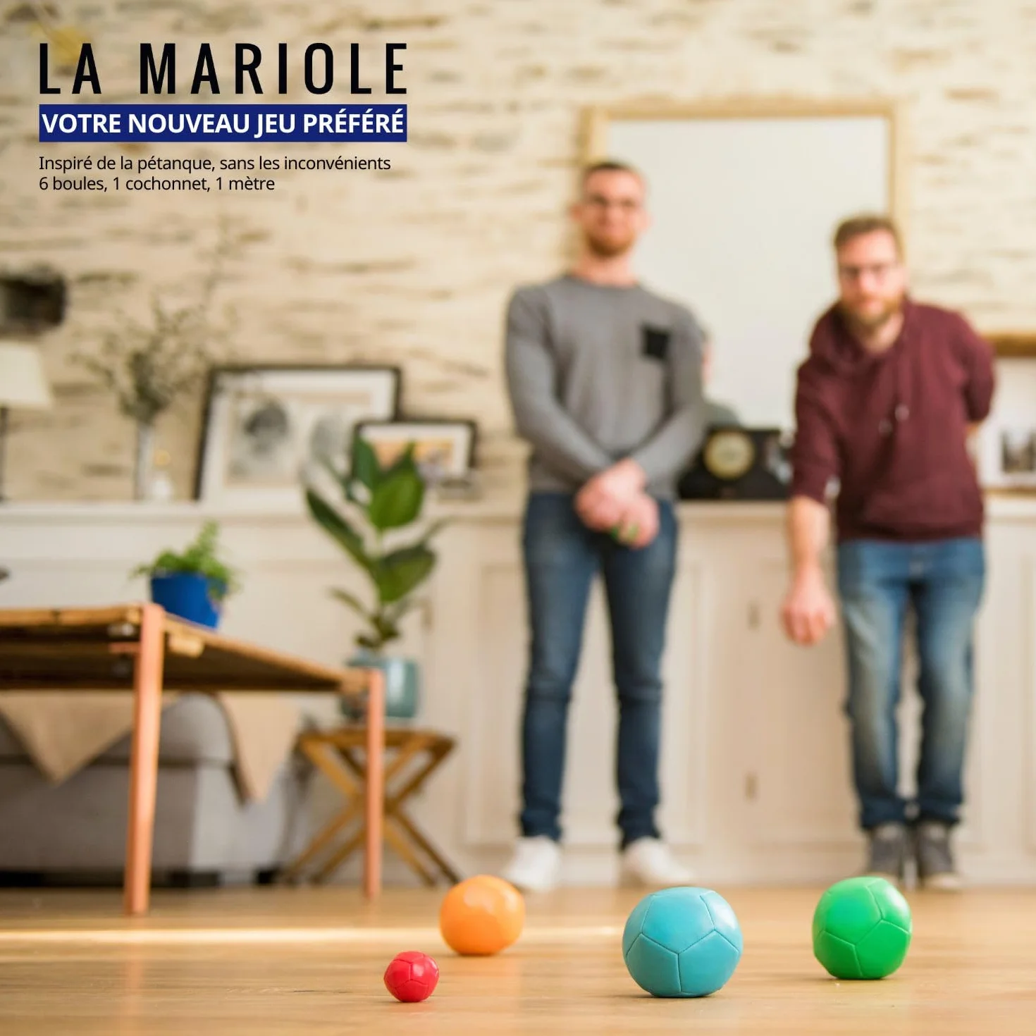 LA MARIOLE - Zestaw kul do petanque do użytku wewnątrz i na zewnątrz, do użytku wewnątrz i na zewnątrz, oficjalny pakiet V4