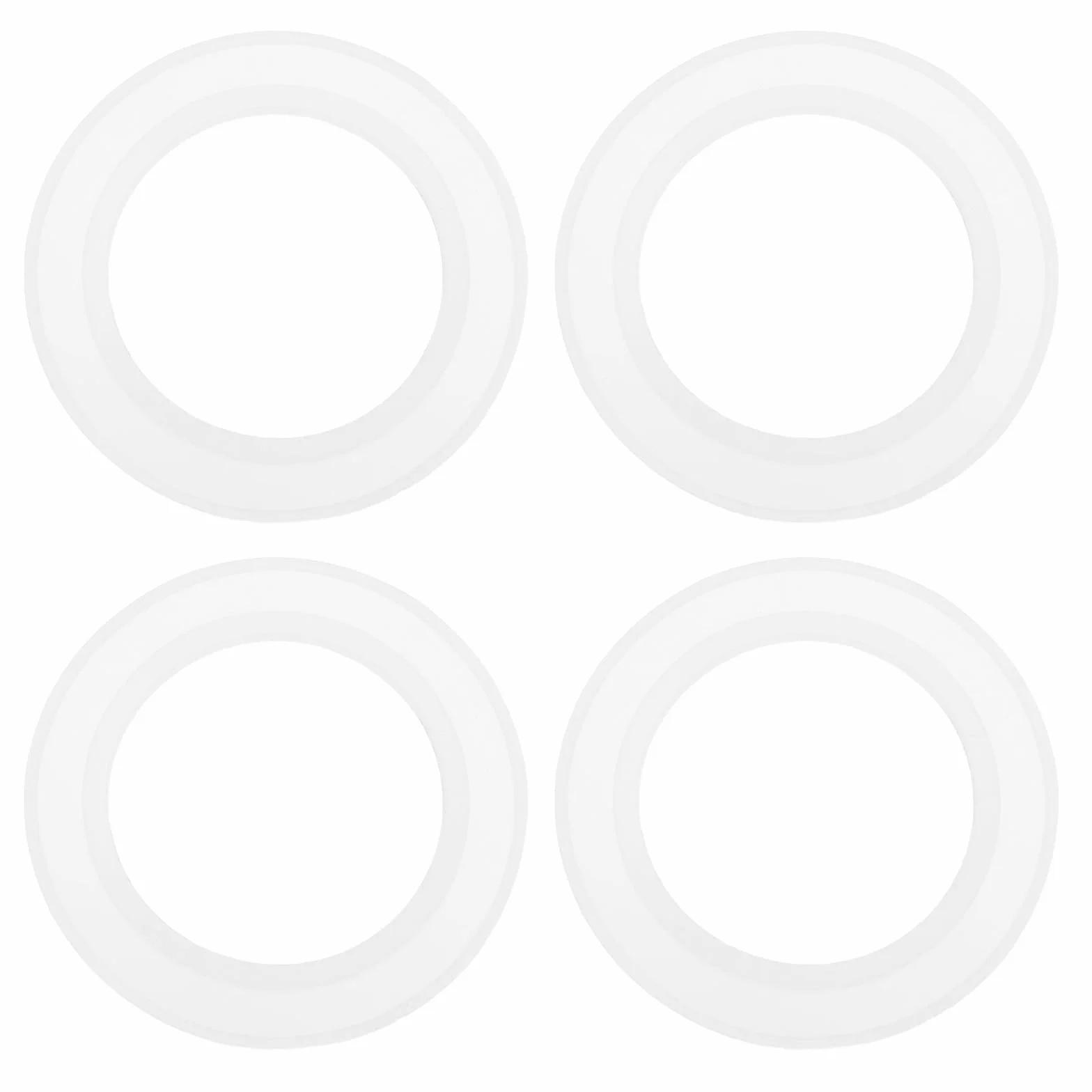 4 szt. Zatyczka do umywalki wannowej Pop Upuszczelka podkładki 43,5 x 28,5 mm silikonowa pierścieniowa do zlewu podłoga odpływowa pasuje do korków umywalkowych i odpadów