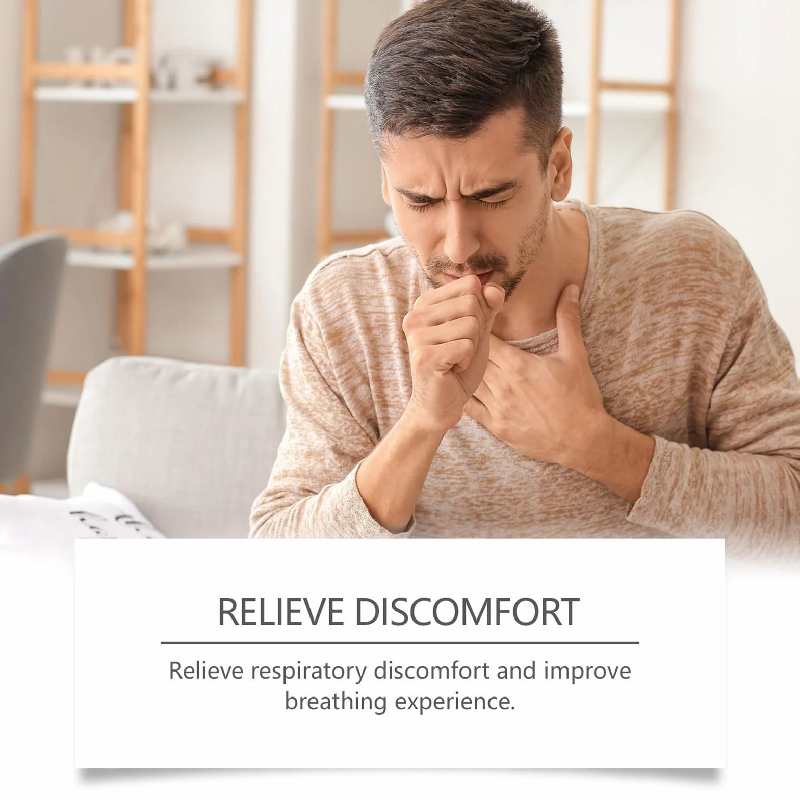 Oczyszczacz Płuc - Inhalator Breath Ease - Naturalny Dyfuzor Poprawiający Samopoczucie Dla Domu Mężczyzn Kobiet Podróżny Odświeżacz Powietrza Ułatwiający Oddychanie