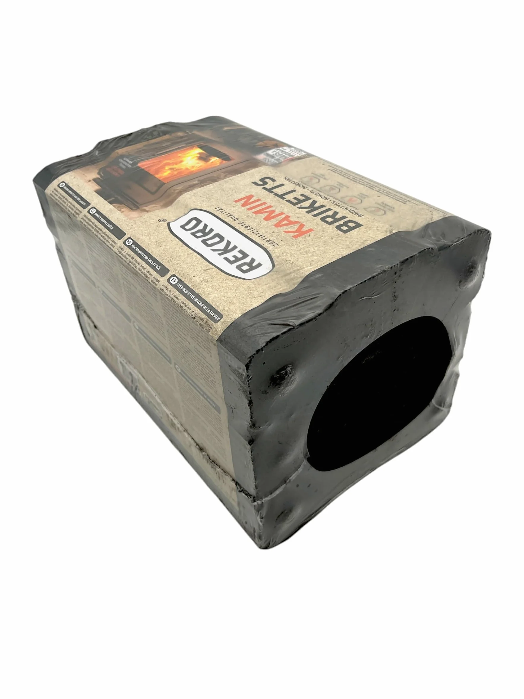 Brennstoff Brykiety z węgla brunatnego Heizprofi - wysoka zawartość energii, dzięki czemu bardzo duża emisja ciepła 2 x 10 kg