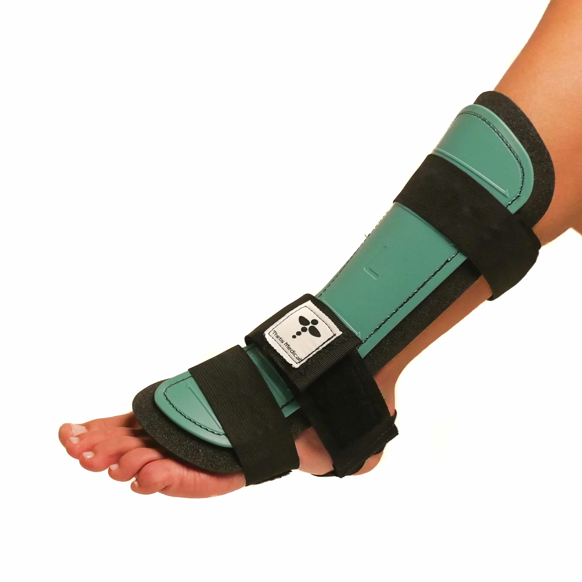 Achilles Tendon Rupture Szyna nocna, ortopedyczna klamra do regeneracji dla Torn Achilles, wygodne i lekkie wsparcie oferuje alternatywę dla butów i pomaga sen (Small Right)
