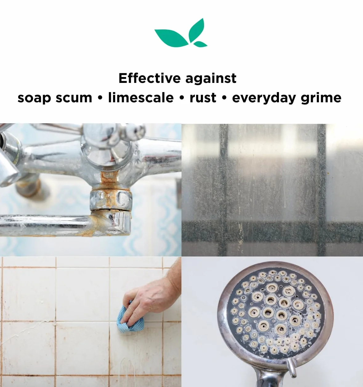 Spray do czyszczenia łazienki, usuwa osad z mydła i kamień, do akrylu, ceramiki, chromu, emalii, plastiku i stali nierdzewnej, naturalny zapach cytryny, 500 ml, Eko Produkt