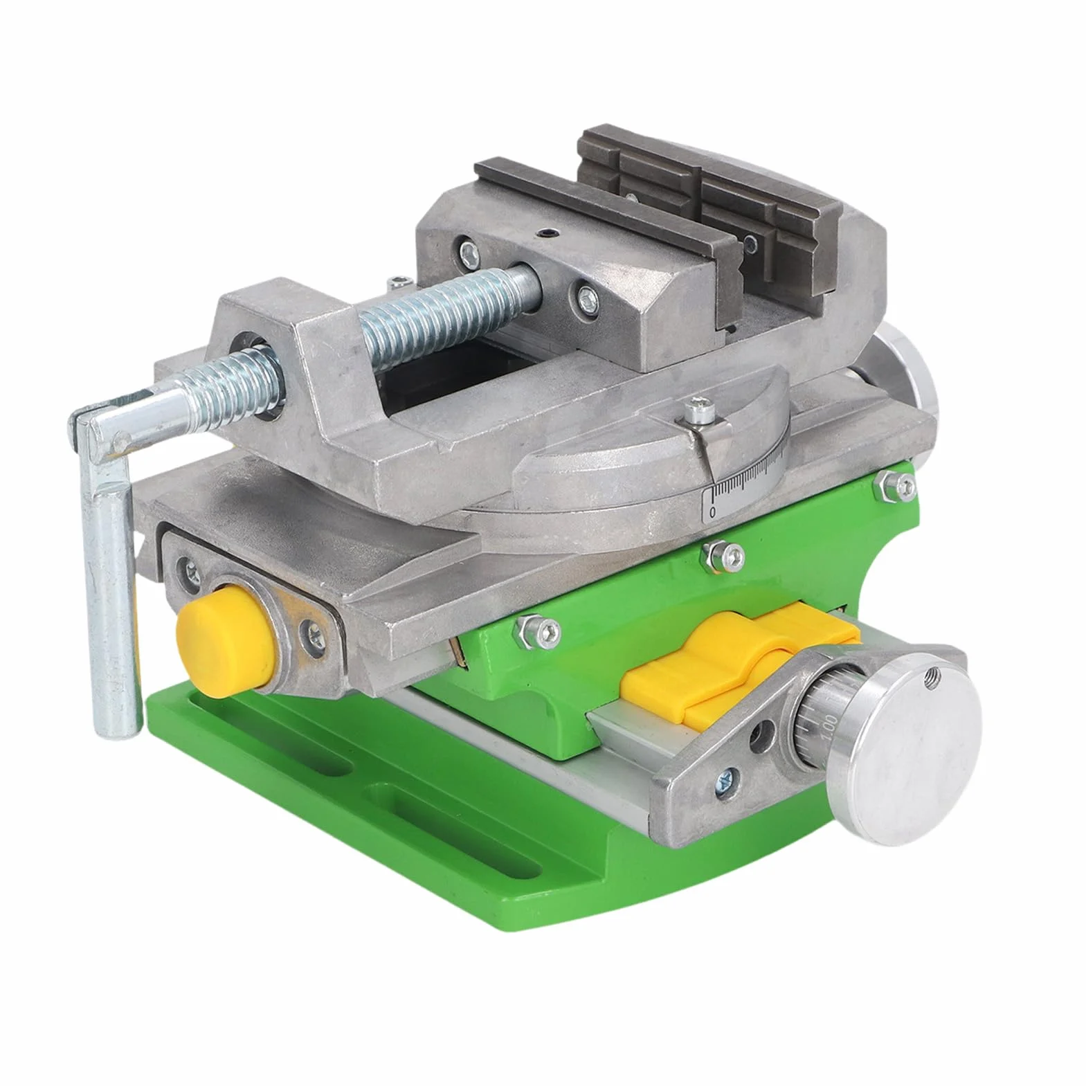 Garosa Mini Wielofunkcyjne Imadło do Wiertarki Krzyżowej, Stal Stopowa, Imadło Złożone XY, Skok X 80 Mm, do Frezarki Stołowej