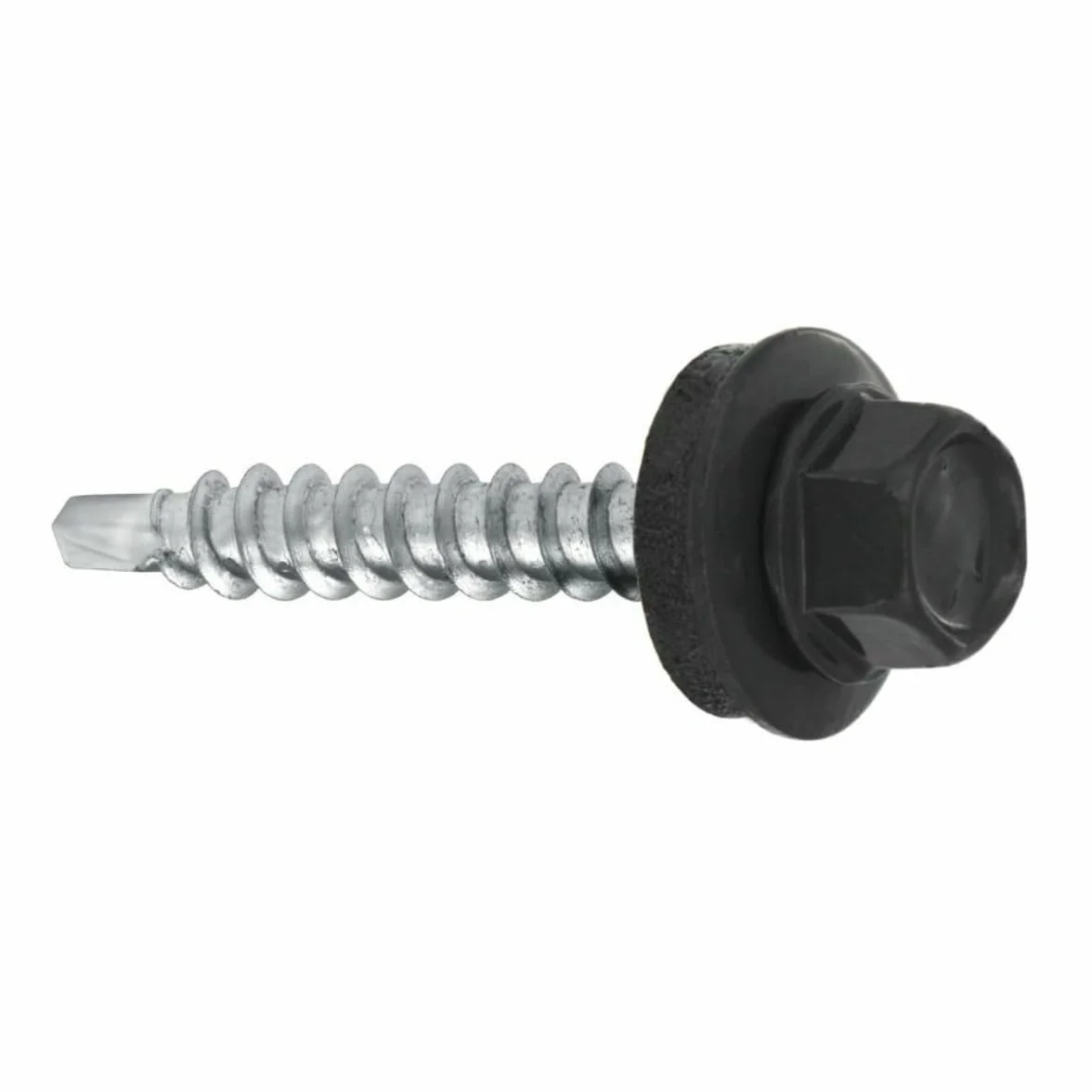 KLIMAS Wkręty wiertła 4,8 х 35 mm 250 sztuk RAL: 7016 - szary antracytowy wkręty do blachy trapezowej