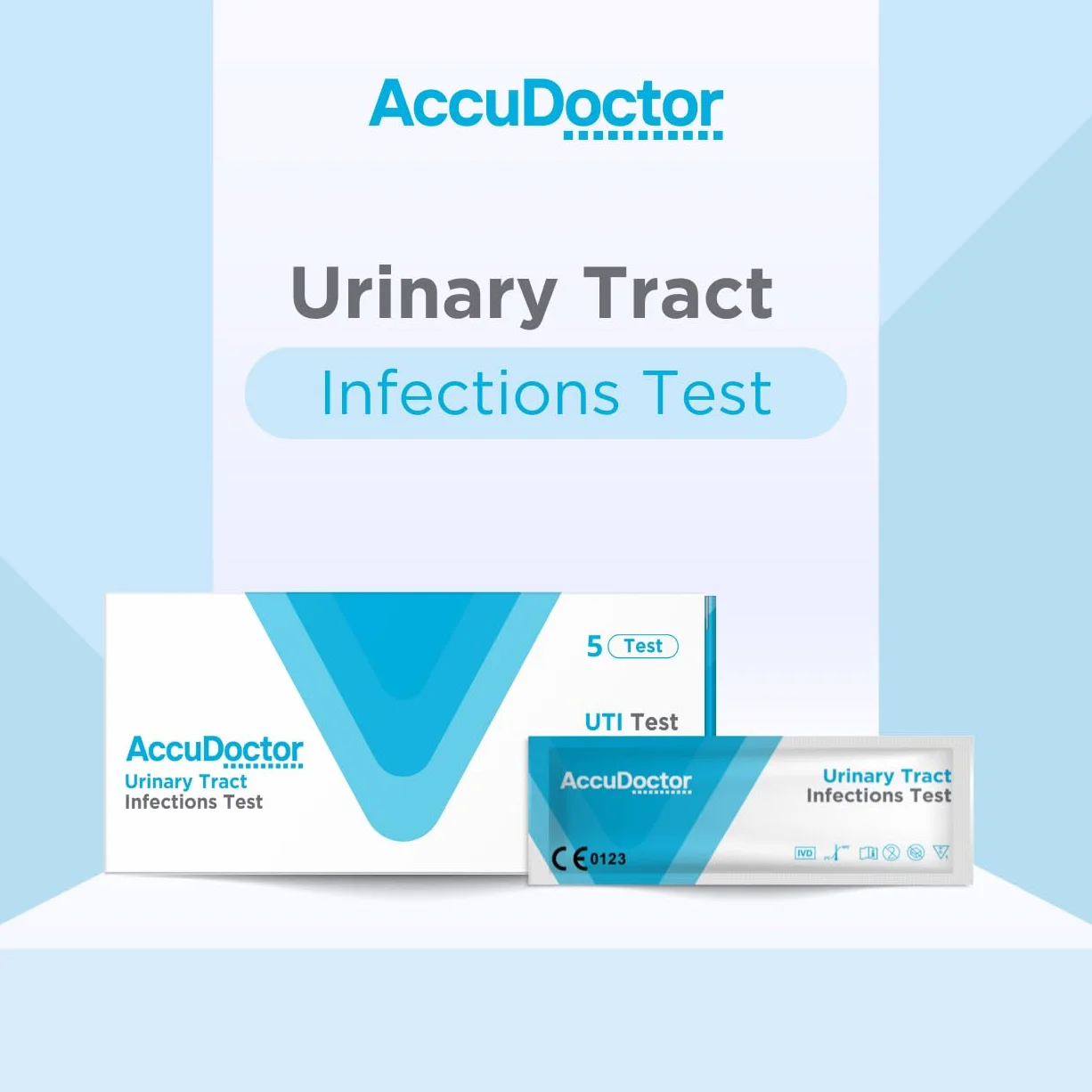 Paski testowe moczu AccuDoctor 5 testów zakażenia moczu 4 wskaźniki