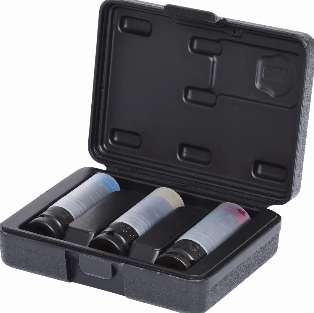 KS Tools 515.0990 SlimPOWER Zestaw nasadek udarowych do alu-felg, 3-szt, 1/2"