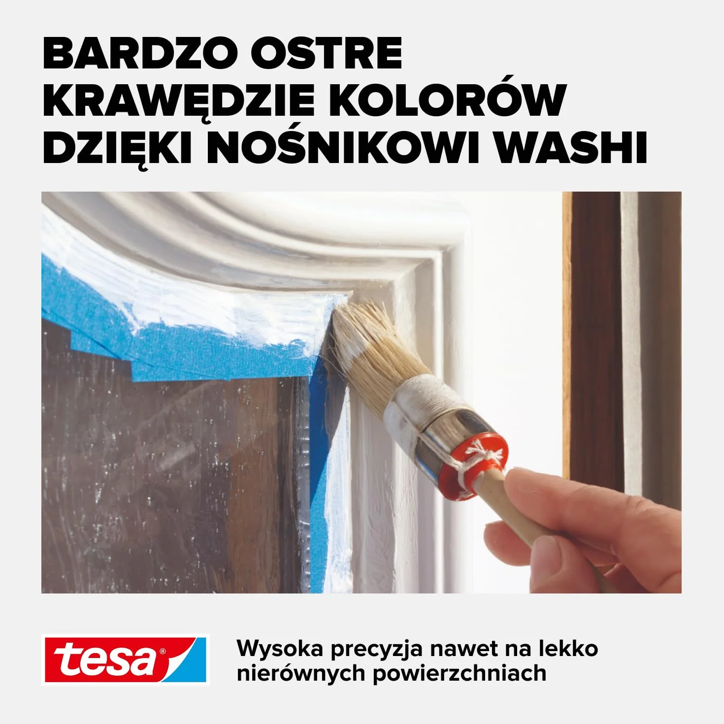 tesa Professional taśma malarska zewnętrzna - cienka taśma do precyzyjnego maskowania podczas malowania na zewnątrz, odporna na promieniowanie UV i inne czynniki atmosferyczne - 25m x 38mm