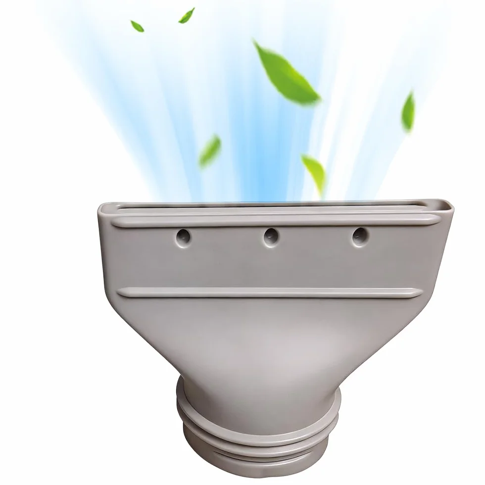 Wąż powietrza wylotowego do klimatyzatora, adapter do okien, wąż wylotowy do rury wylotowej o średnicy 130 – 150 mm