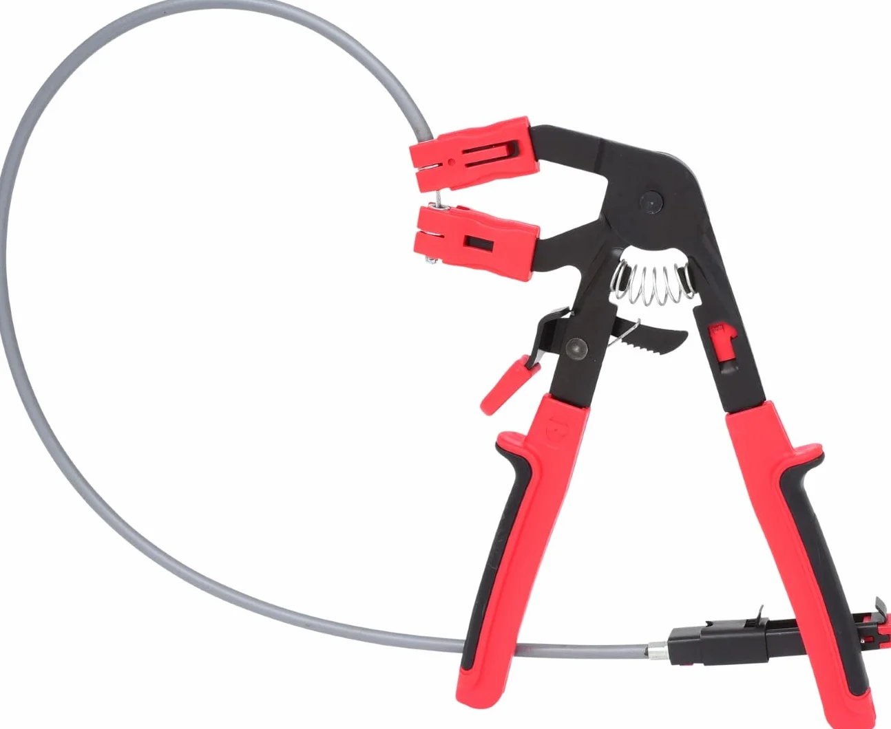 KS Tools 115.0901 Szczypce do zacisków na przewodach giętkich z cięgłem Bowdena, 730mm