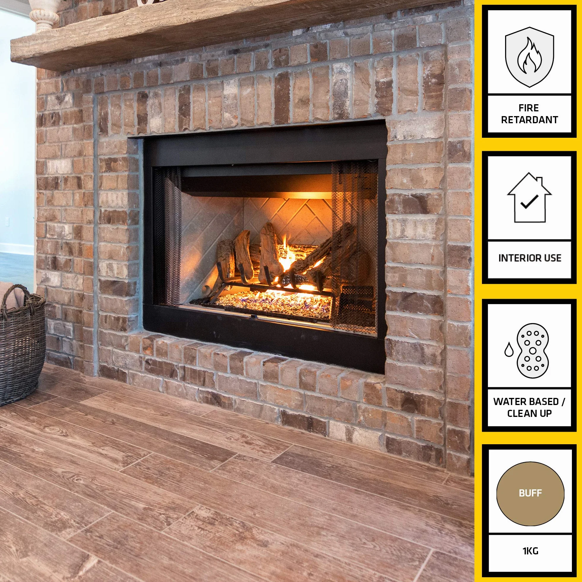 Everbuild PCXLFIRE1 XL Cement ogniowy, buff