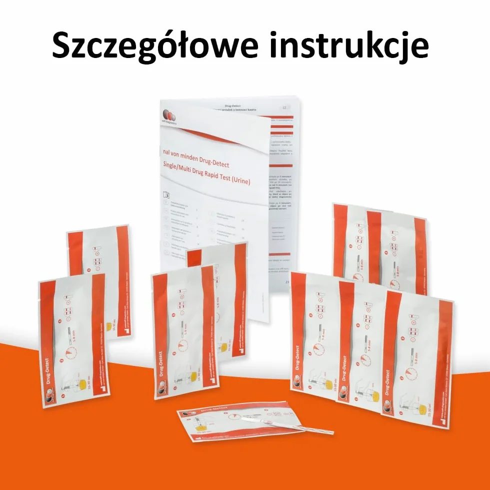 self-diagnostics Test narkotykowy Kotynina (COT) - Nikotyna - Cut-Off: 200 ng/ml - 10 pasków testowych - Wykrywanie narkotyków - Test moczu - 5 minutowy test narkotykowy moczowy
