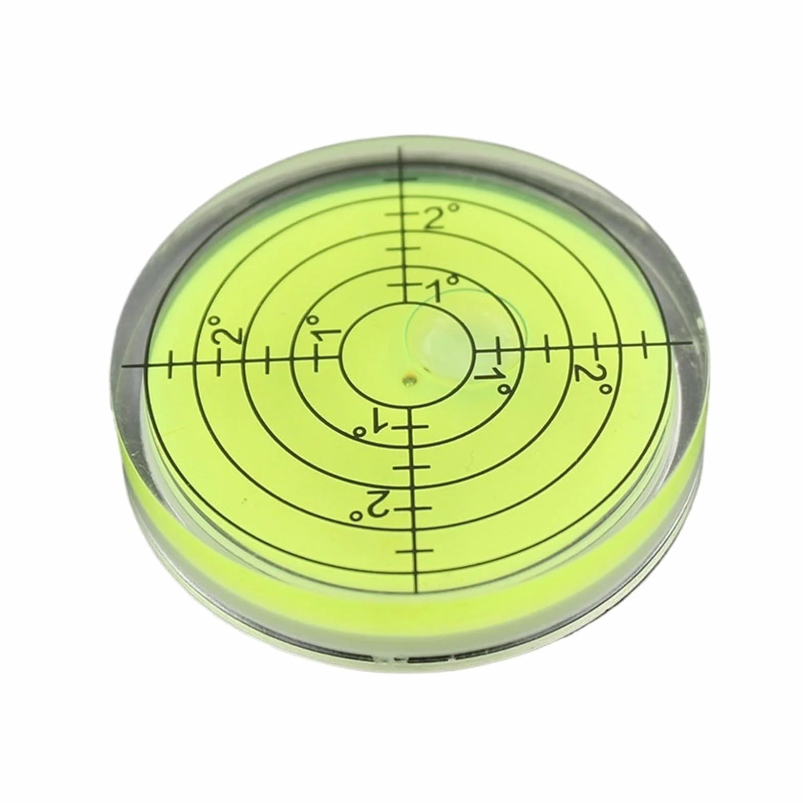 Akrylowa okrągła poziomica o średnicy 32 do 80 mm uniwersalna poziomica inklinometr koraliki poziomujące narzędzie 1 szt | Acrylic Circular Bubble Level Dia 32 to 80 mm Universal Spirit Level Nivel Bulb Inclinometer Leveling (YY-6012G-135D)