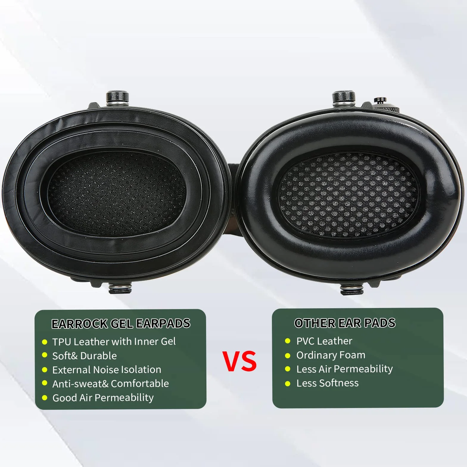 Poduszki na uszy Sordin Supreme Pro X - zestaw uszczelek żelowych i poduszek do Sordin Supreme Active Ear Muff Series - 1 para