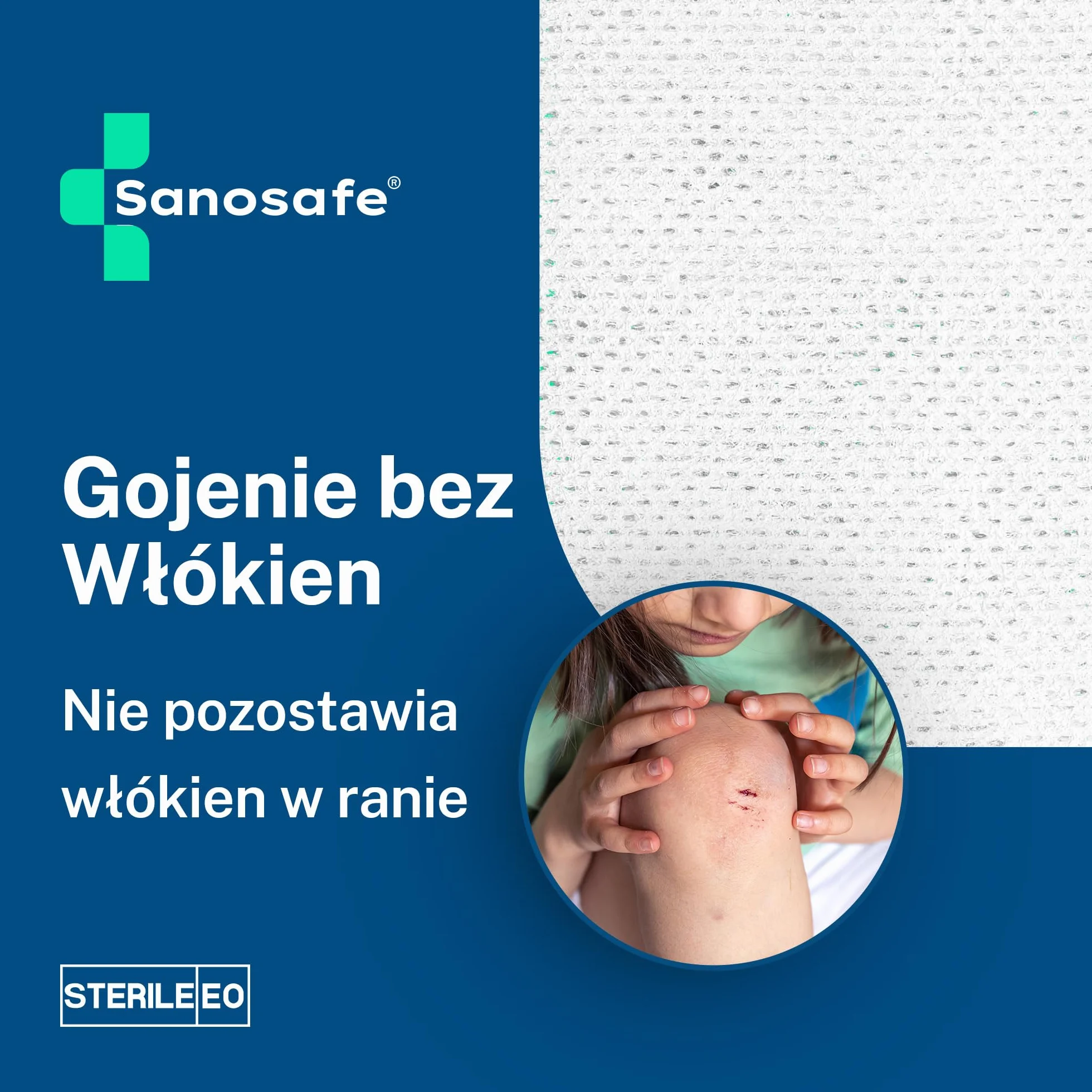 Kompresy Jałowe z Włókniny 10x10 cm 100 sztuk