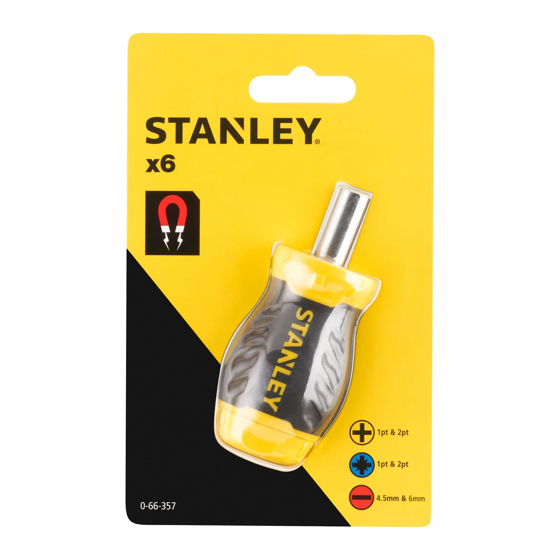 Stanley, Wkrętak multi-bitowy z wymiennymi końcówkami, 0-66-357
