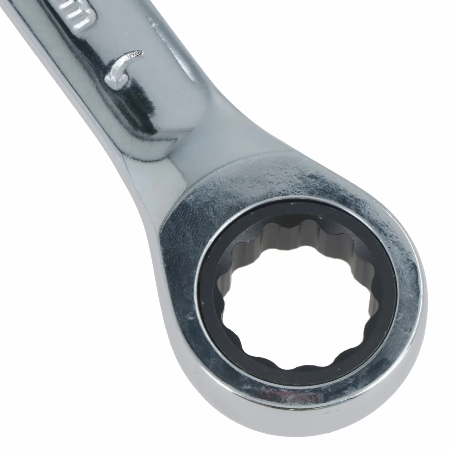 AB Tools Zestaw kluczy płasko-oczkowych metrycznych z grzechotką, 72 zęby, bi-sześciokątny, 8-19 mm, 8 szt