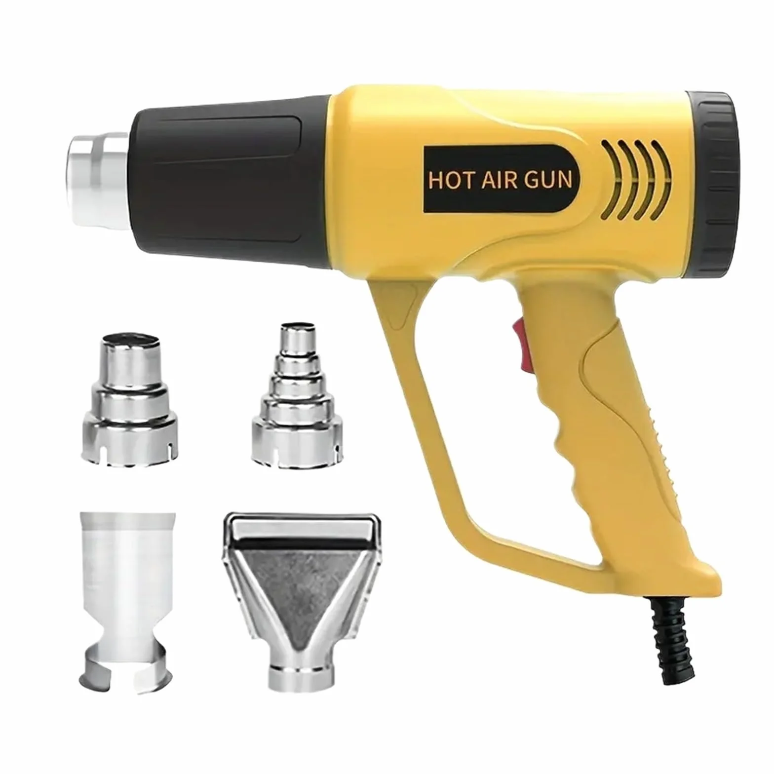 Opalarka 2000 W Ręczna Przemysłowa Z Dwoma Ustawieniami Temperatury Do Projektów Wystroju Wnętrz I Rękodzieła Mocne, Szybkie Nagrzewanie(Heat Gun Set)