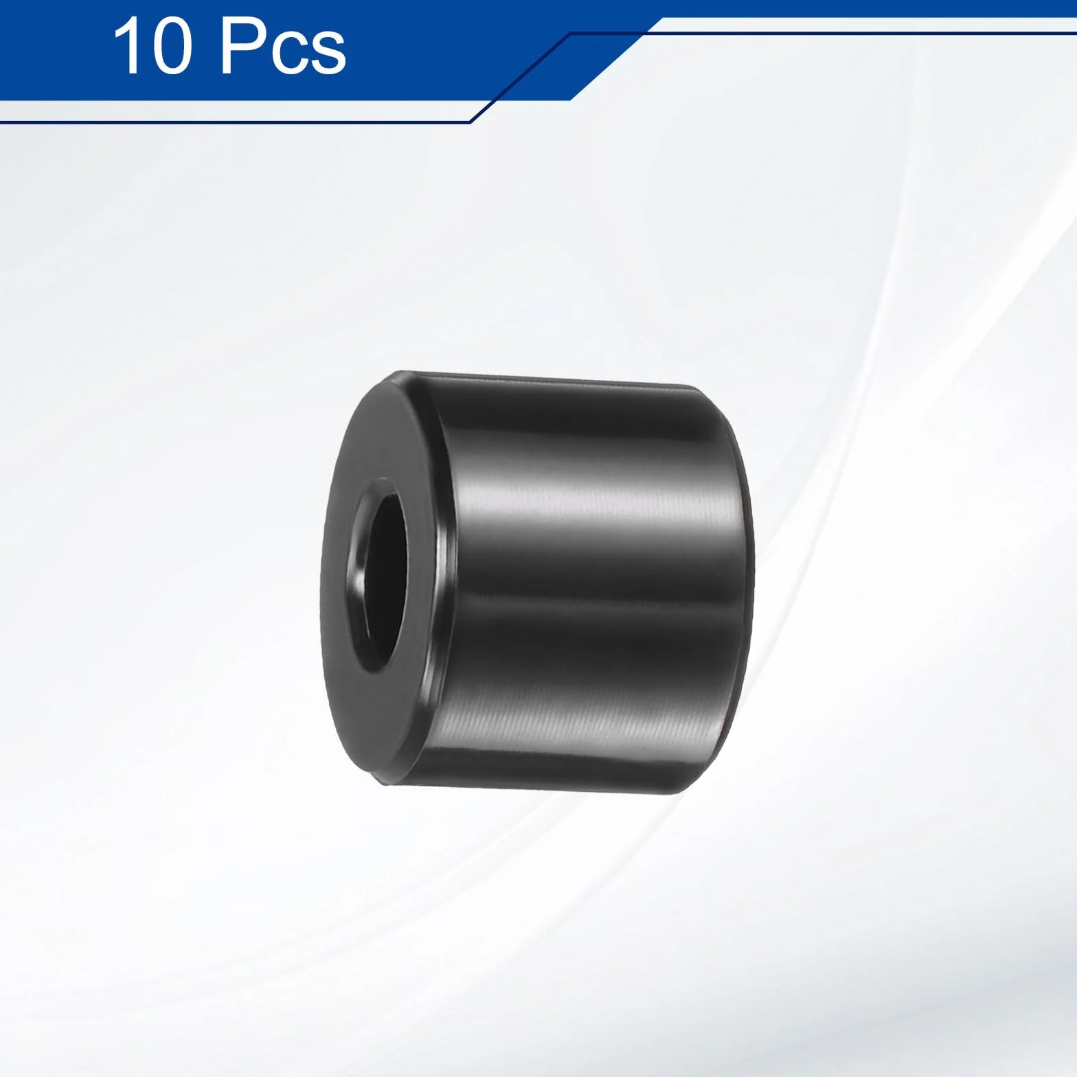 QUARKZMAN 10 sztuk wsporników dystansowych ze stali nierdzewnej 1/4" otwór x średnica zewnętrzna 1/2" x długość tulejki śrubowej 1/2", gładka powierzchnia, okrągłe, metalowe wsporniki dystansowe do