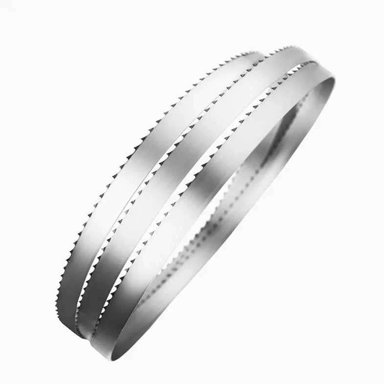 bimetaliczna brzeszczot do piły taśmowej, 1650 mm, brzeszczoty do pił taśmowych, do cięcia kości, mrożonej ryby, mięsa/16 x 0,56 mm x 4Tpi/Length 2030mm
