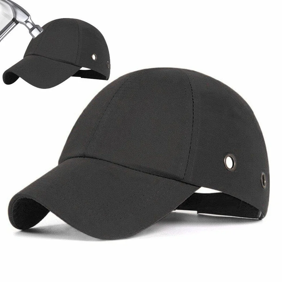 Bump Cap Abs wewnętrzna skorupa czapka bejsbolowa lekka oddychająca twarda czapka robocza kask ochronny czapka antykolizyjna