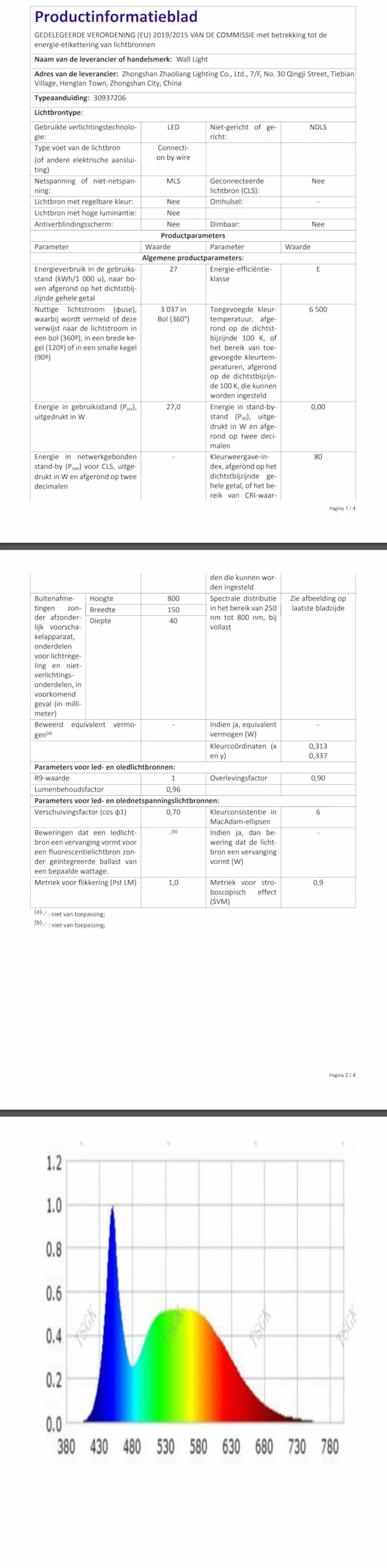 Comely Wewnętrzny Kinkiet LED 27W Nowoczesna Lampa Ścienna - 80 CM Czarny Zakrzywiony Wzór Oświetlenie Ścienne Do Korytarza Salonu Sypialni Schodów Kuchni, 6500K Zimne Światło