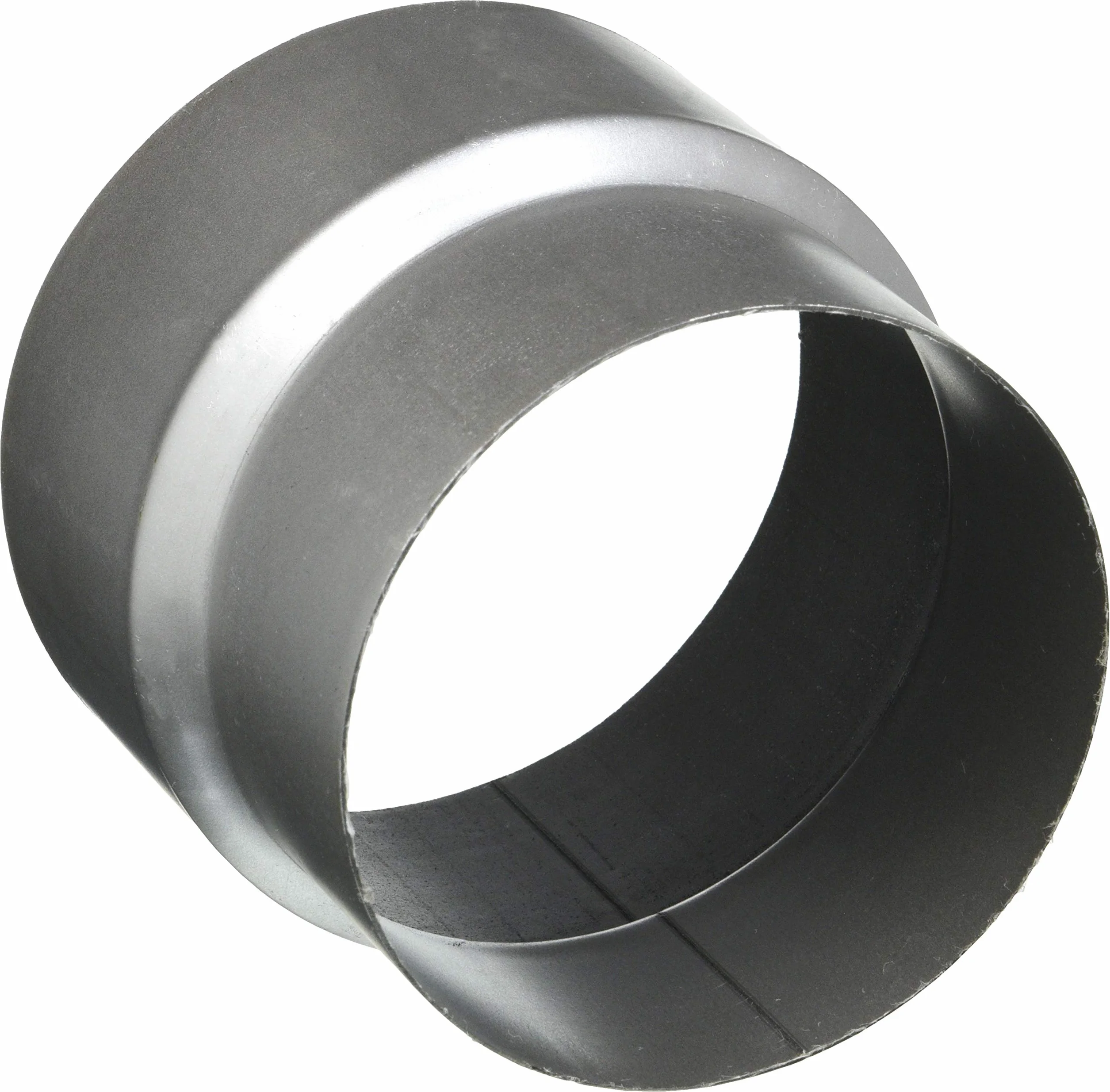 Kamino - Reduktor płomienia, aluminiowana ogniowo (FAL), okrągła redukcja rury kominowej, żaroodporny adapter kominowy, reduktor rury kuchennej Ø 120 mm do Ø 110 mm, standard EN 1856-2, srebrny