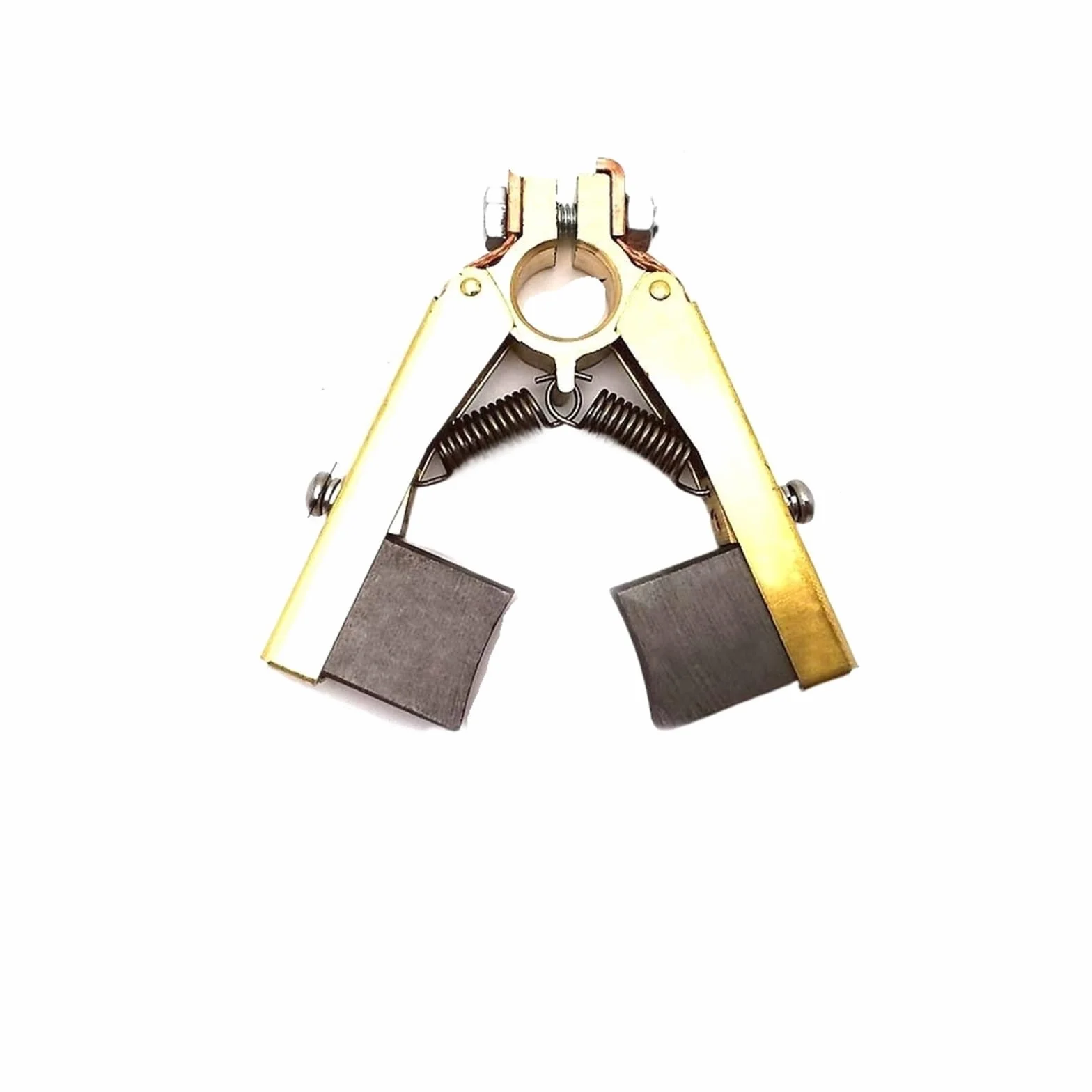 4-pak 10 x 32 mm Cu90 10 x 20 mm Cu60 10 x 25 mm Cu60 10 x 25 mm J204 uchwyt szczotki węglowej kształt nożycowy podwójna stopka nadaje się do elektronarzędzi (10 x 25 mm J204)