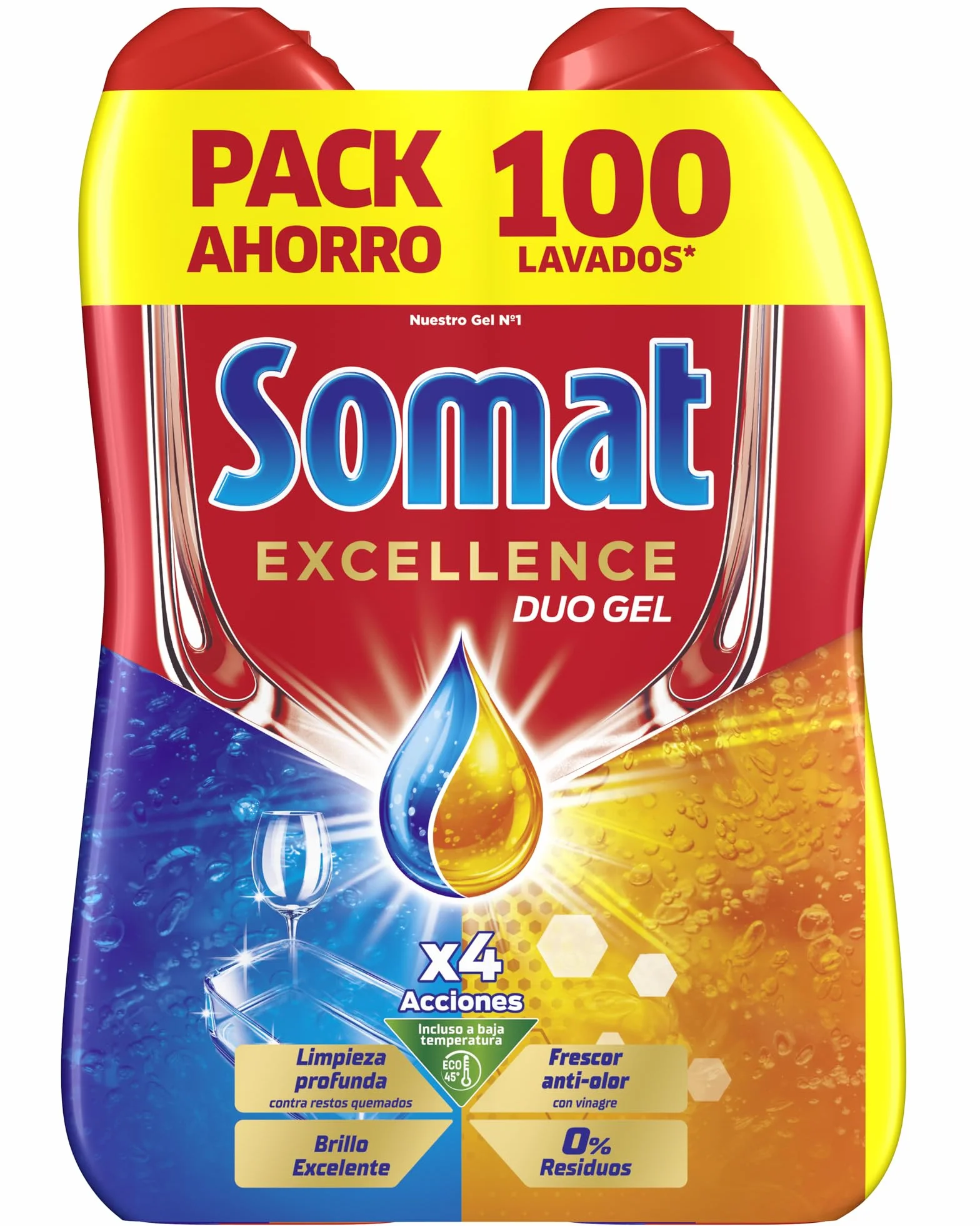 Somat Oro Żel do Zmywarek, 2 x 900 ml